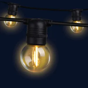 41m LED Festoon String Lights 40 Bulbs Kits Wedding Party Christmas G45
