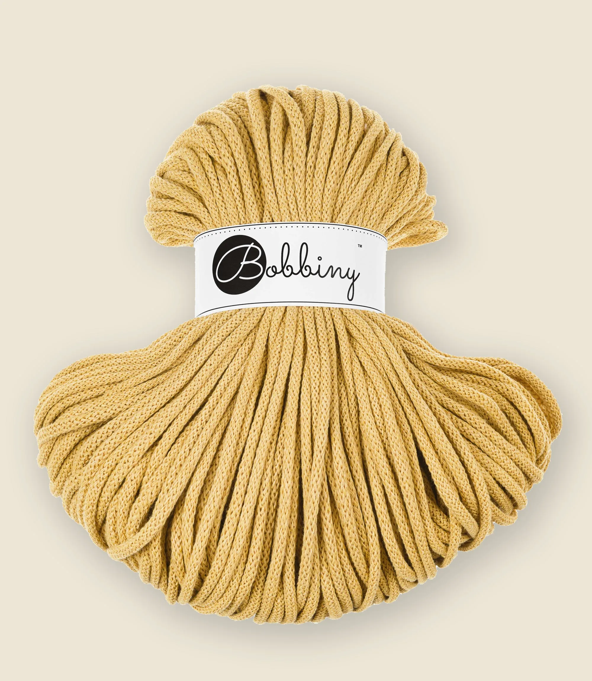 5 mm braided cord, recycled cotton