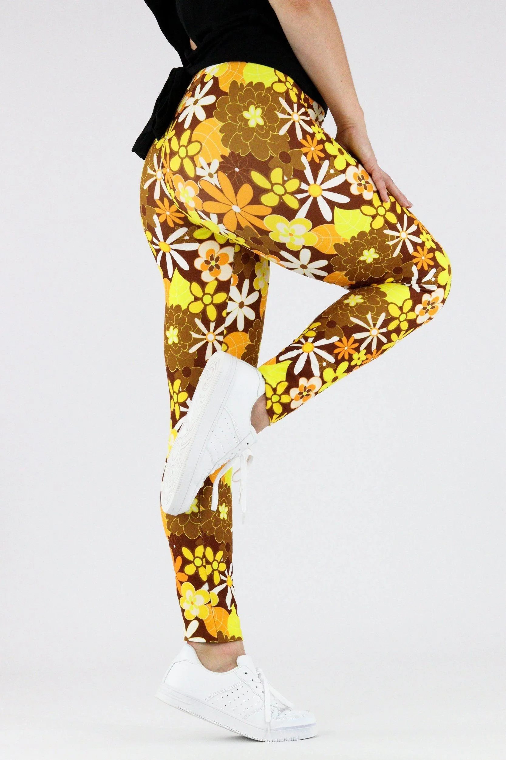 70s Flower - Casual Leggings