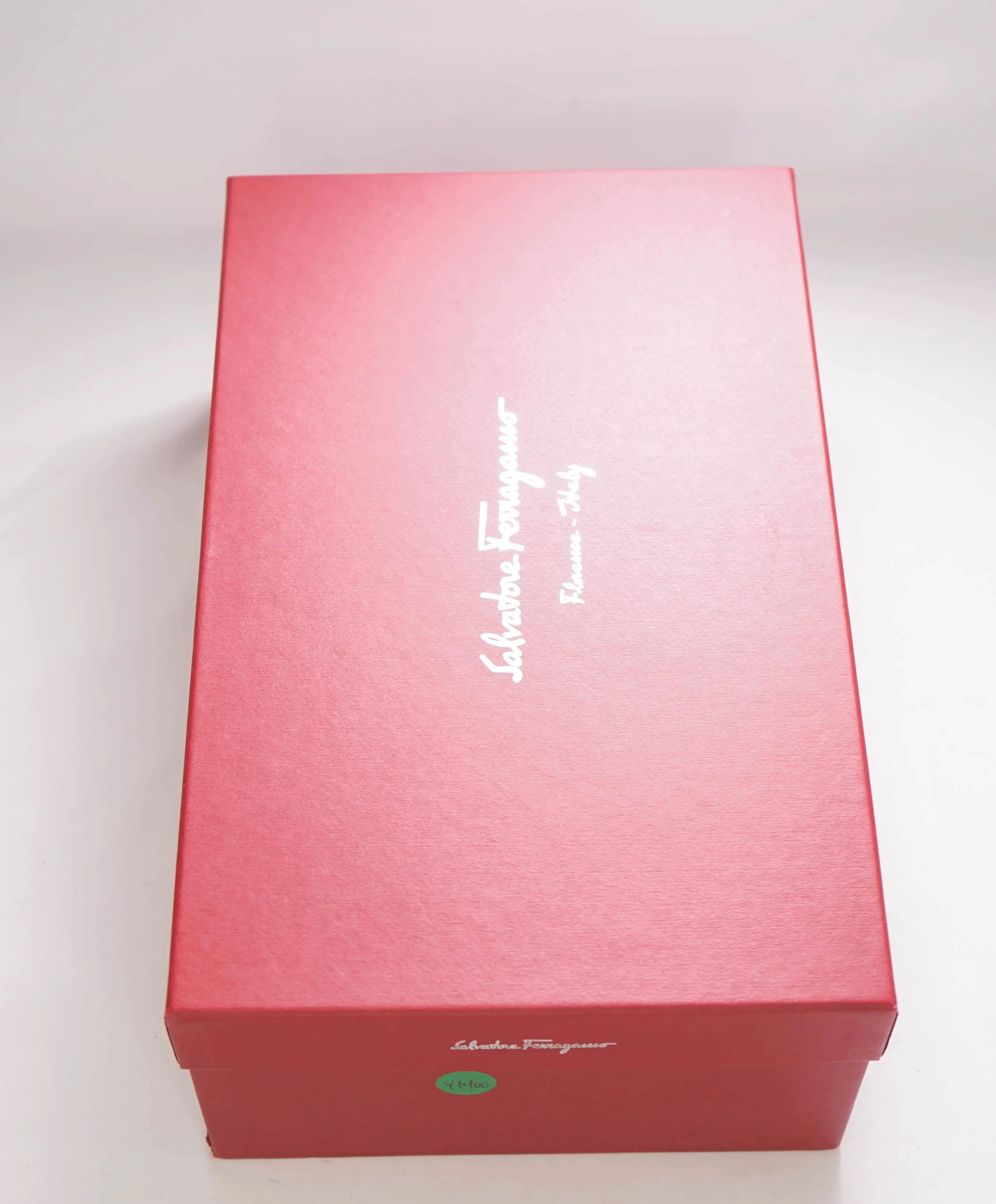 $750 SALVATORE FERRAGAMO - Logo Engraved Brown Oxford - 11 D