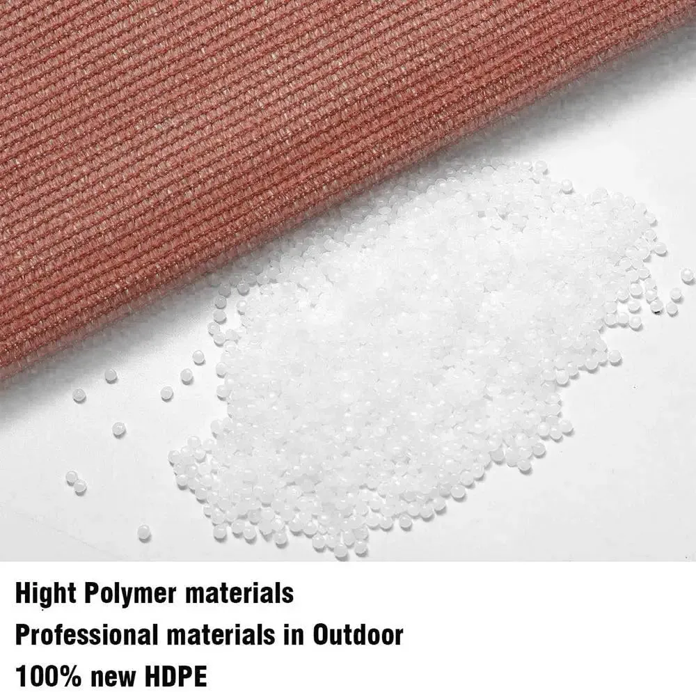 8'x'12' Rectangle Patio Sun Shade Sail（Red Color）