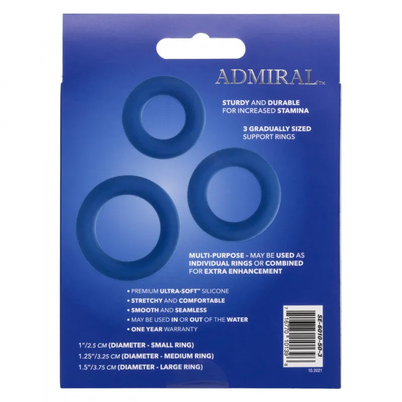 Admiral Universal  Ring Set - Blue