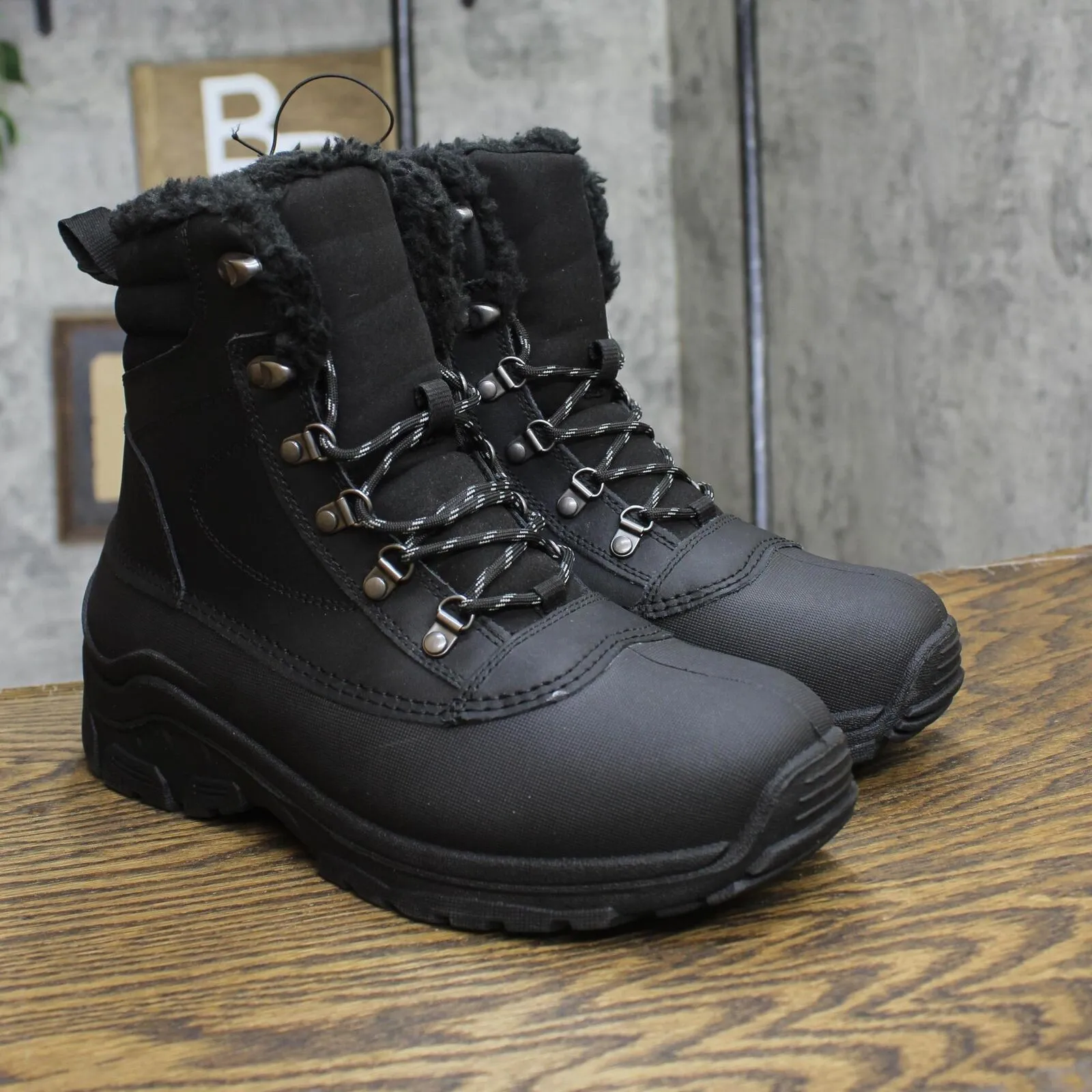 All In Motion Mens Blaise Winter Boots 91112082 Black 8