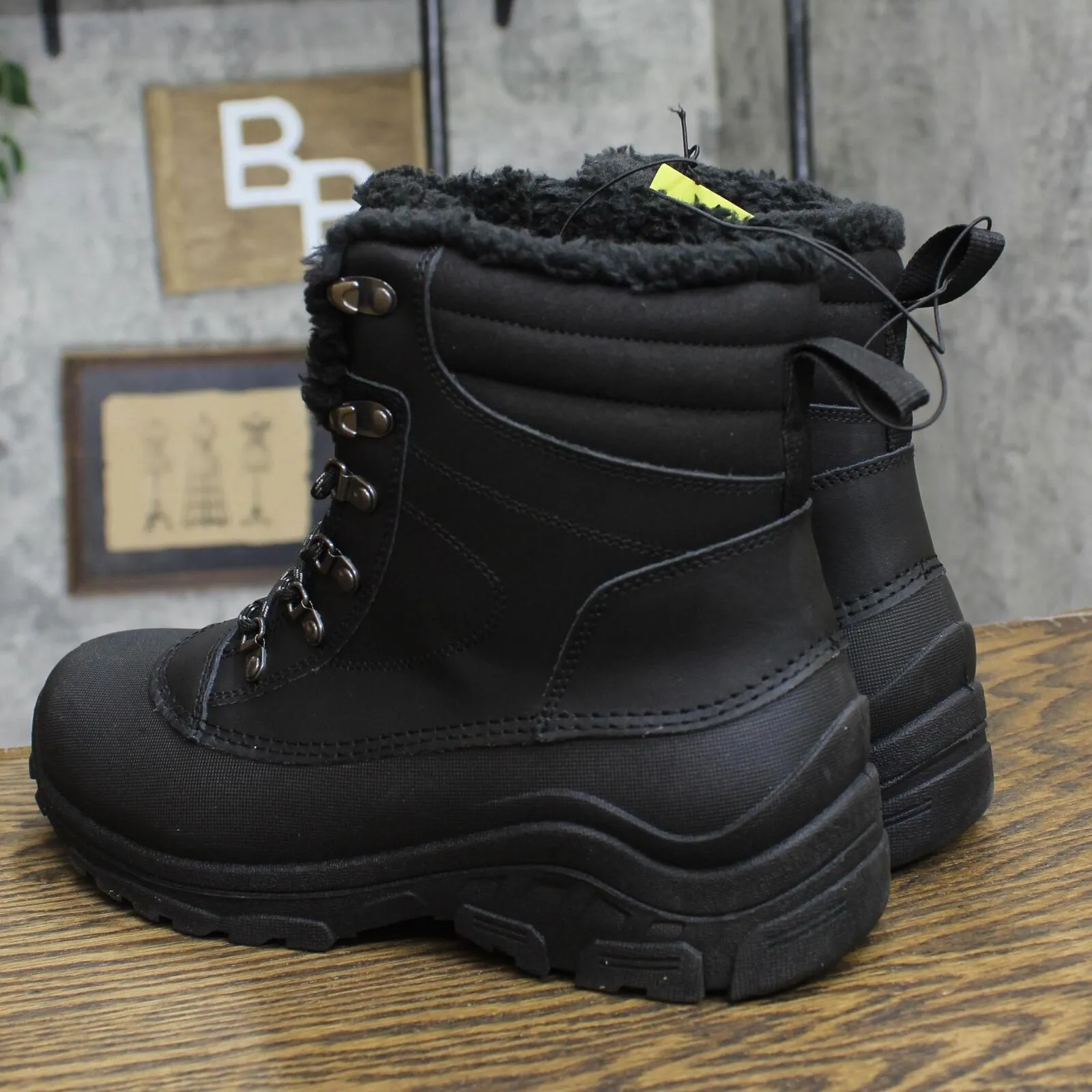 All In Motion Mens Blaise Winter Boots 91112082 Black 8