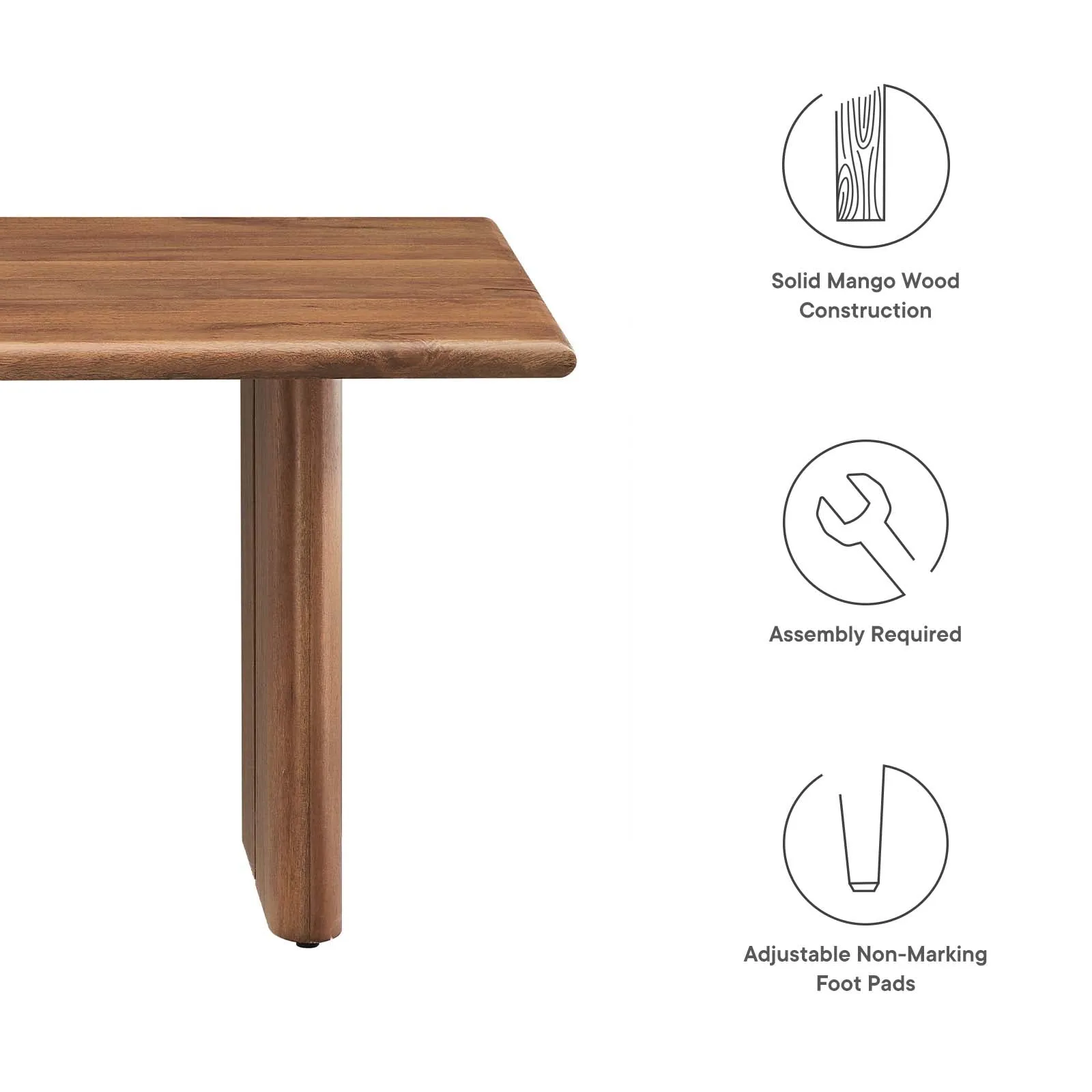 AMISTAD WOOD COFFEE TABLE