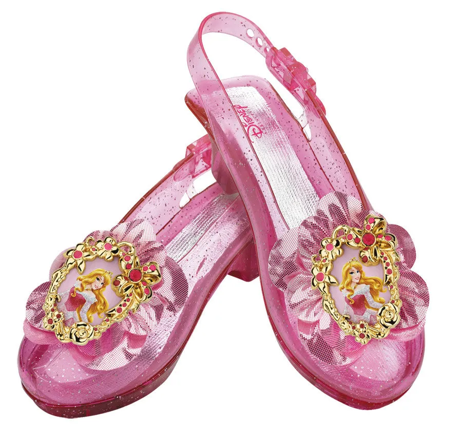 Aurora Sparkle Shoes Child Girls Costume Accessories