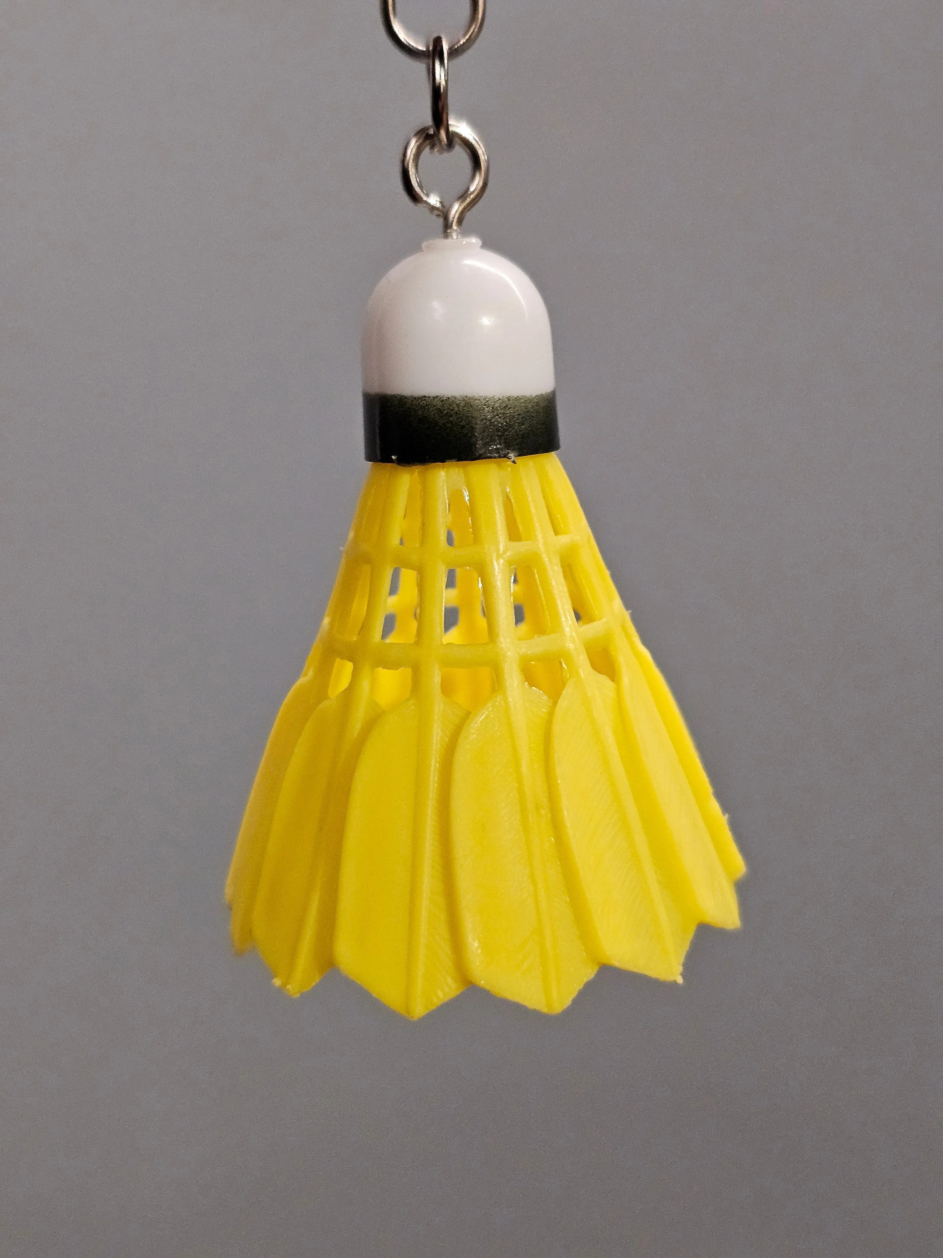 Badminton Shuttlecock Keyring