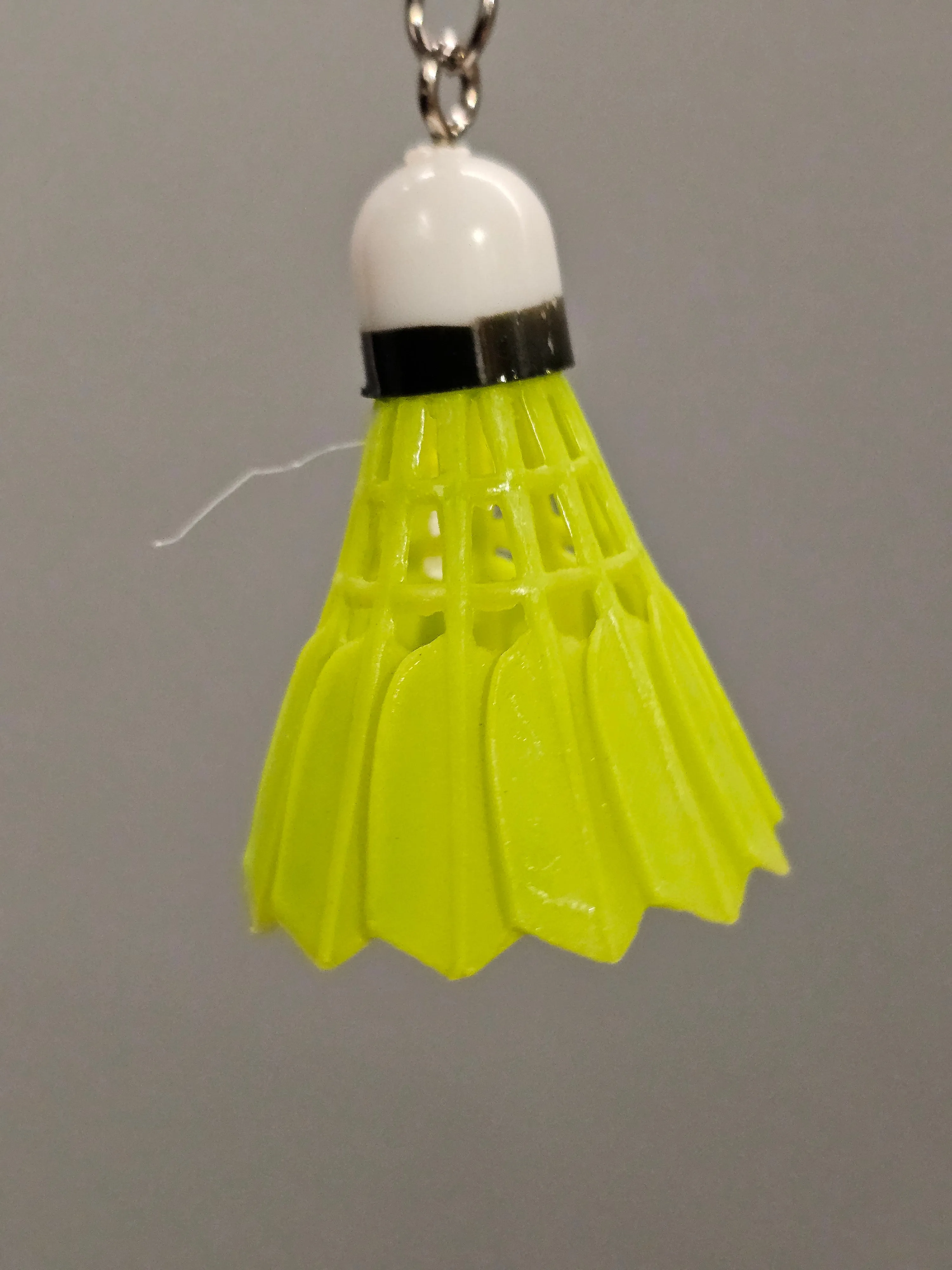 Badminton Shuttlecock Keyring