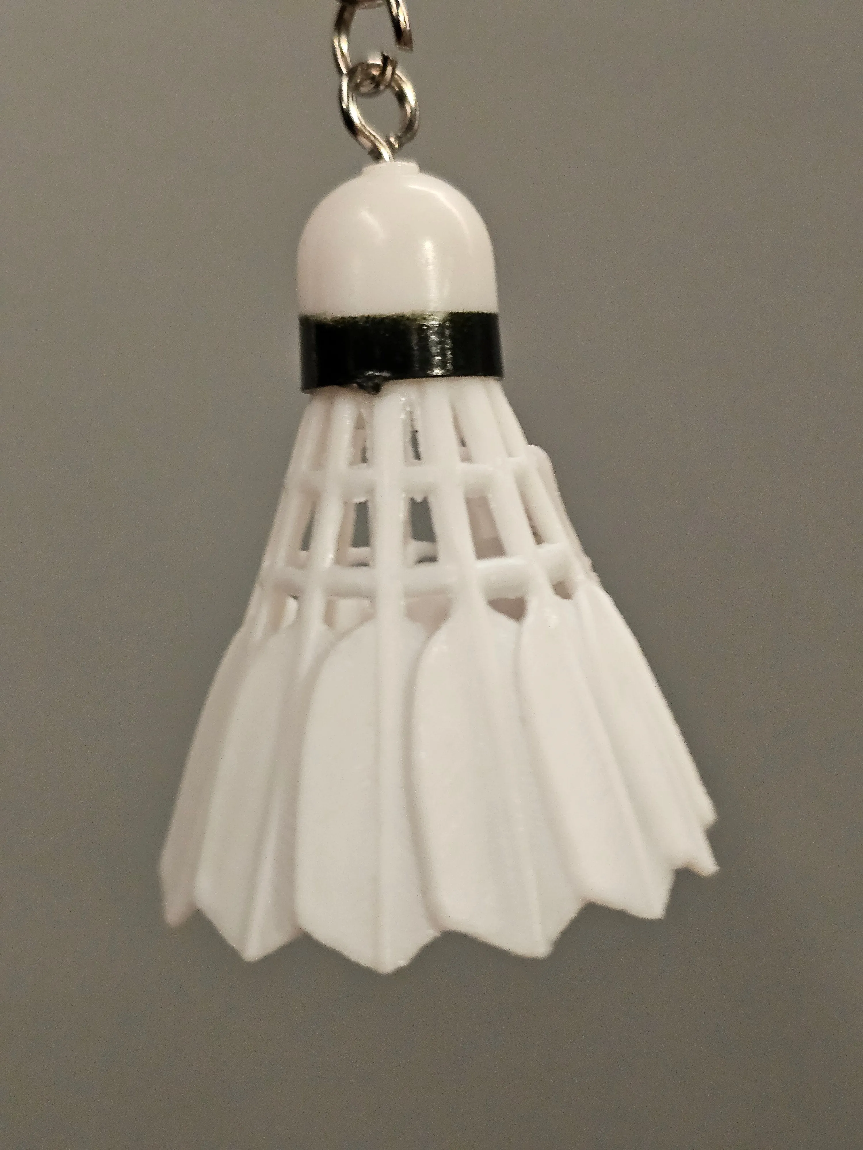 Badminton Shuttlecock Keyring