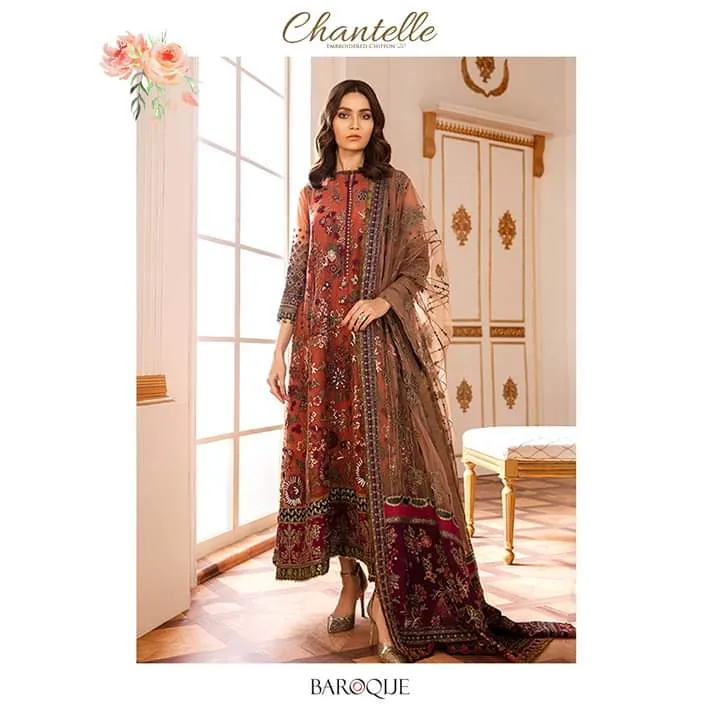 Baroque Eid Outfit in Elegant Design #M0009