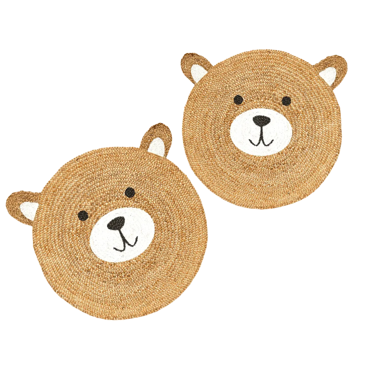 Bear Round Jute Rug
