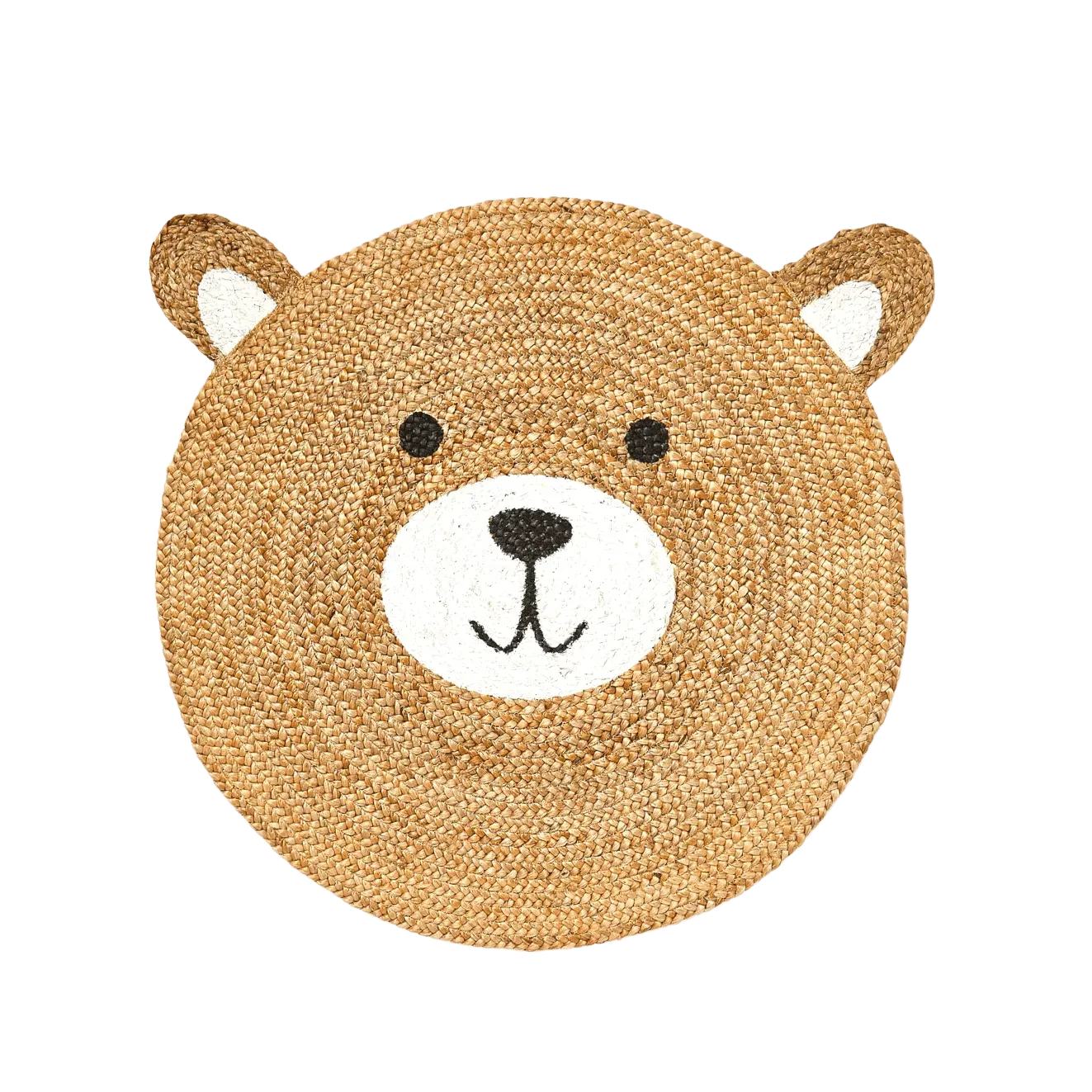 Bear Round Jute Rug