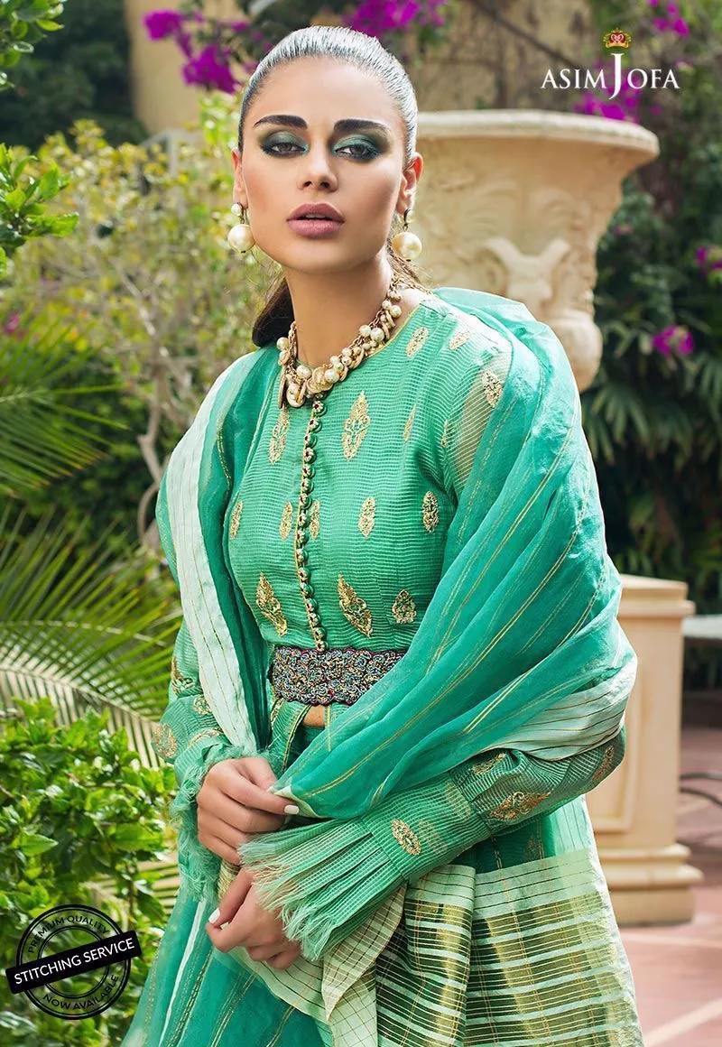 Beautiful Pakistani designer dress in mint green color # P2210