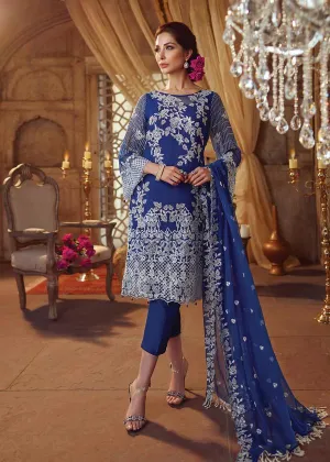 Beautiful Royal Blue Pakistani Suit From 2020 Latest Collection # CA130