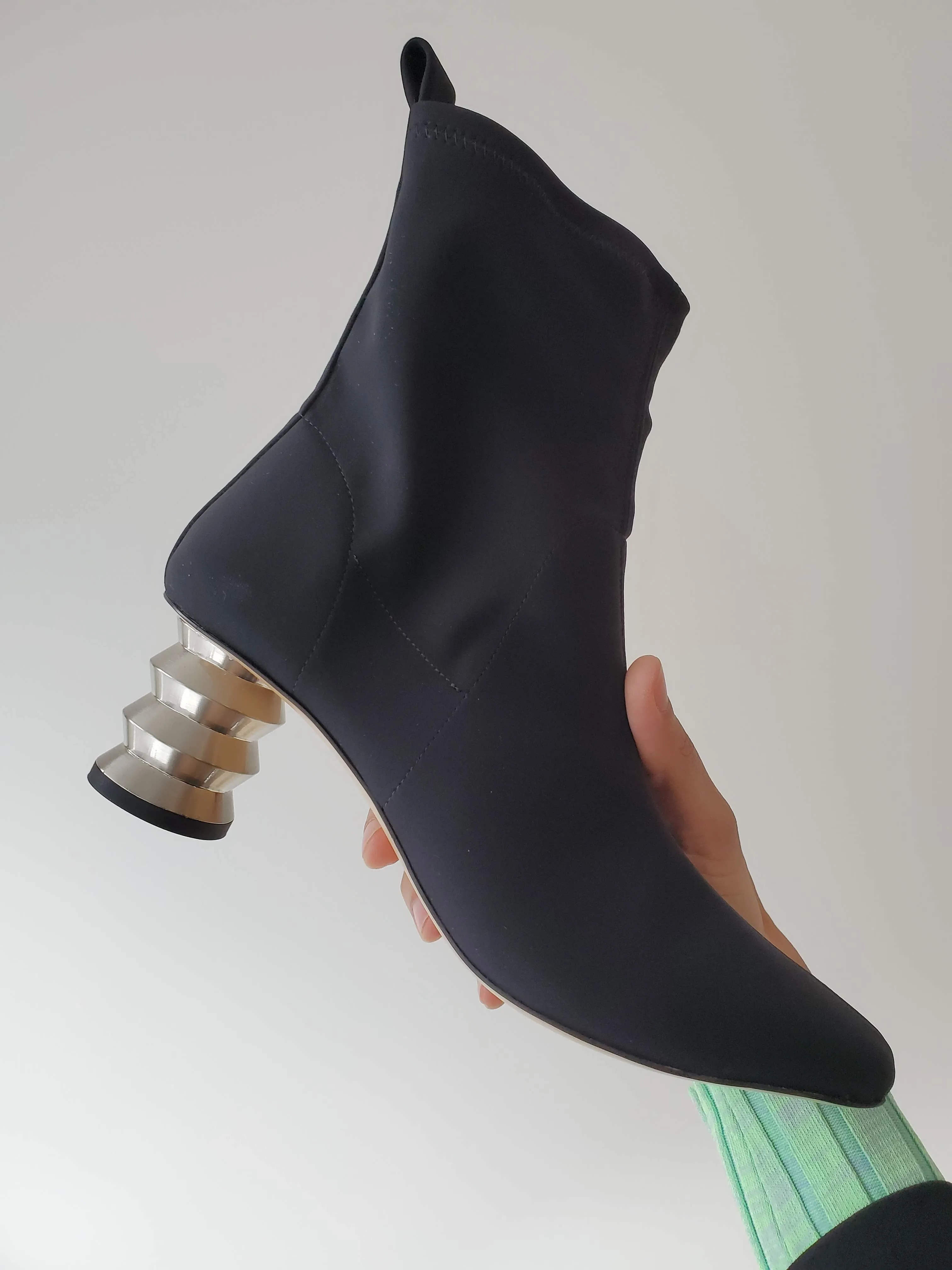 Binx Boot - Matte Black with Steel ZZ
