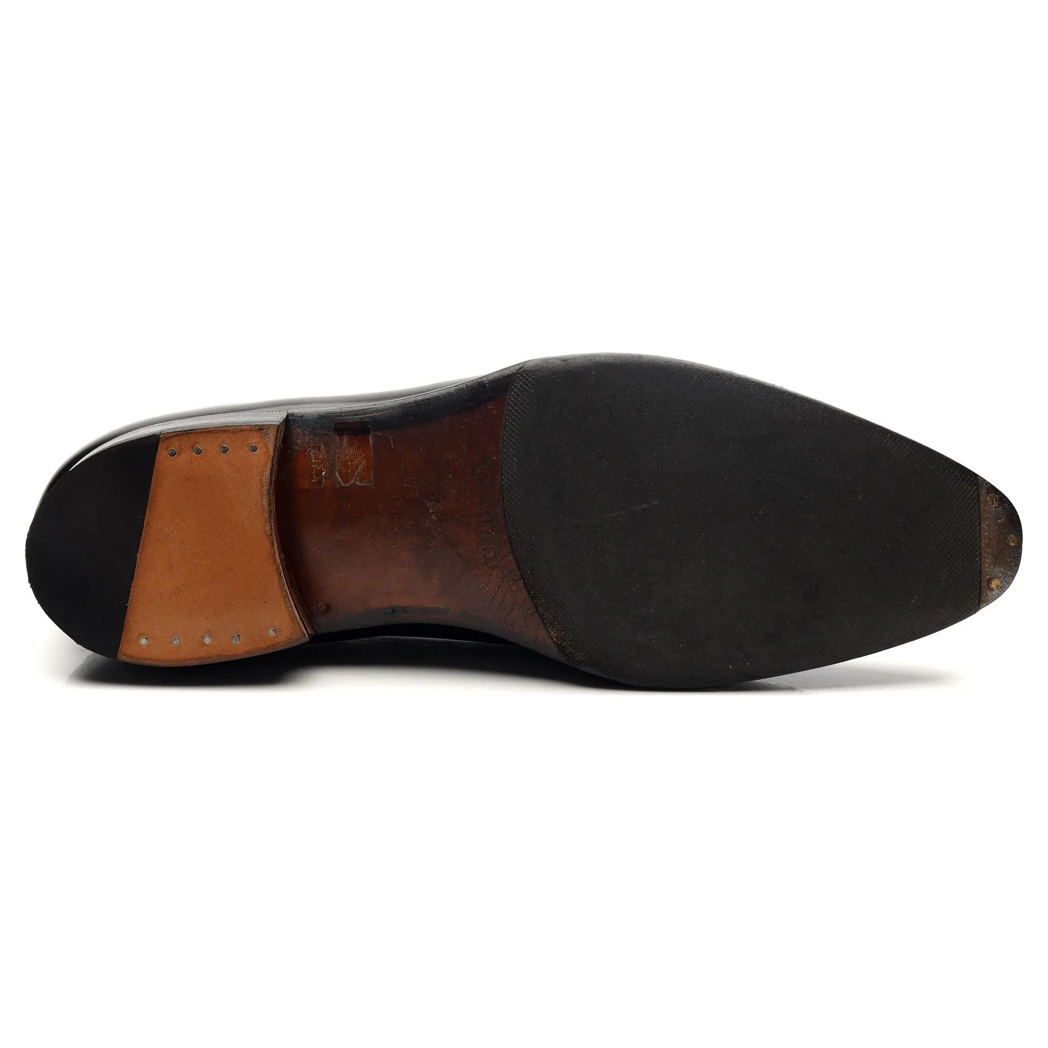 Black Leather Oxford UK 8