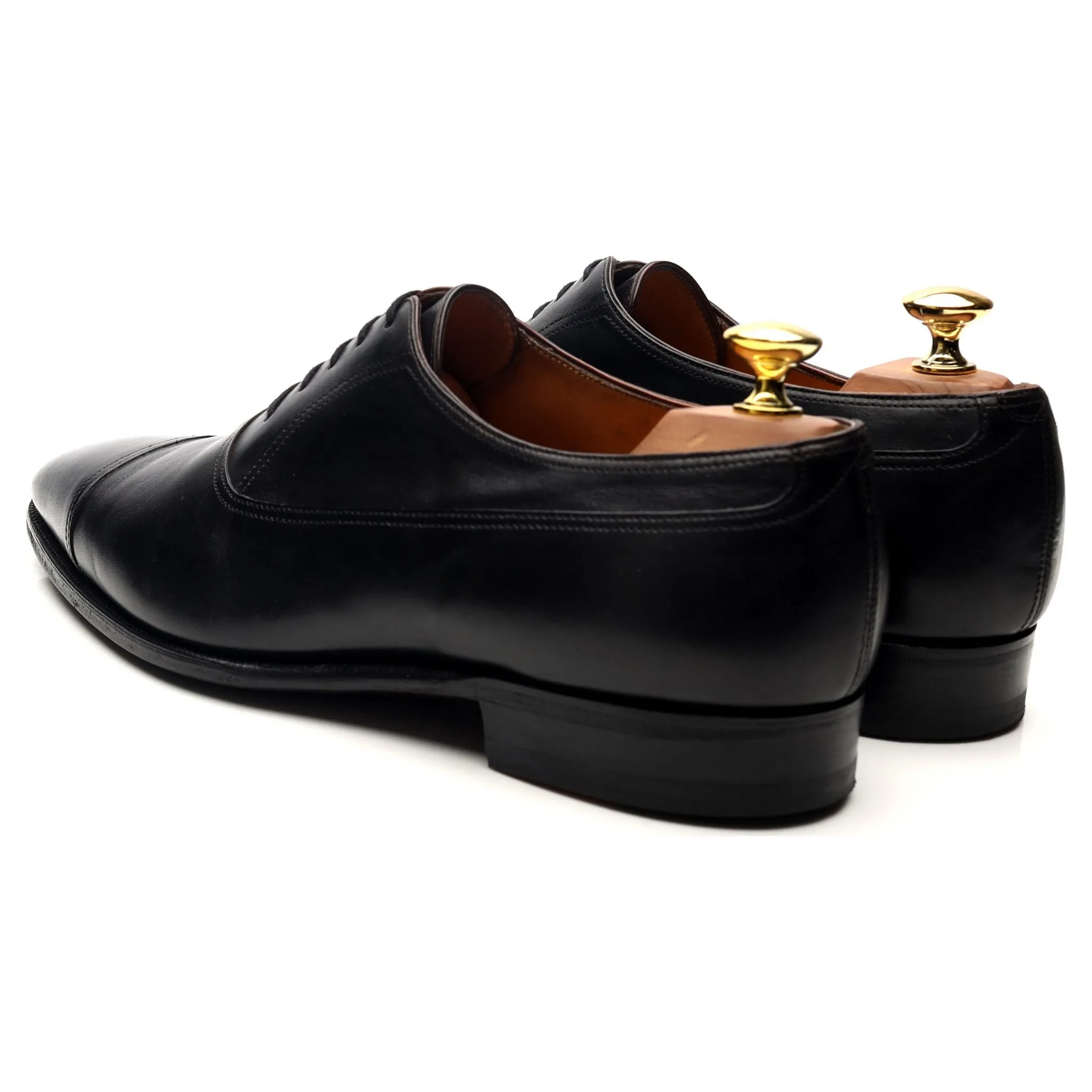 Black Leather Oxford UK 8