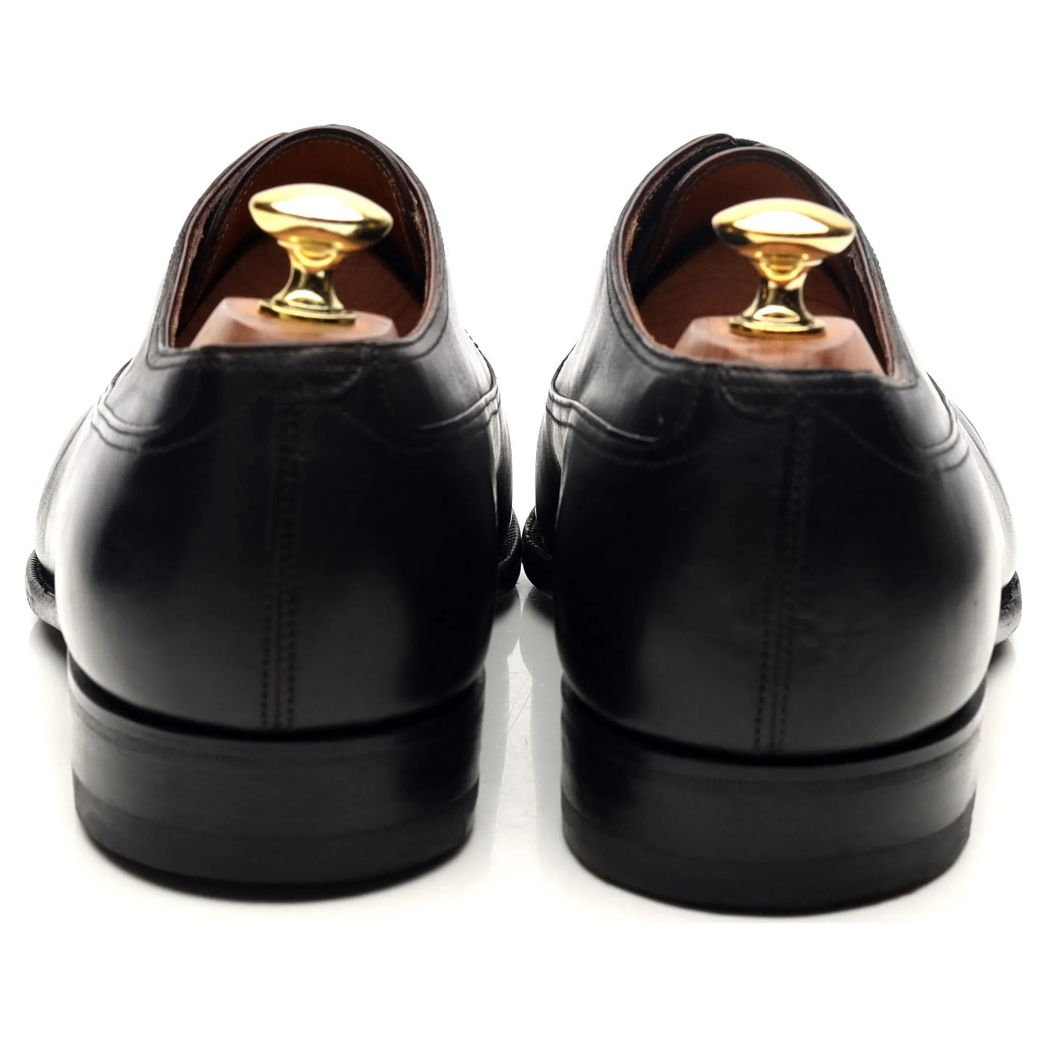 Black Leather Oxford UK 8