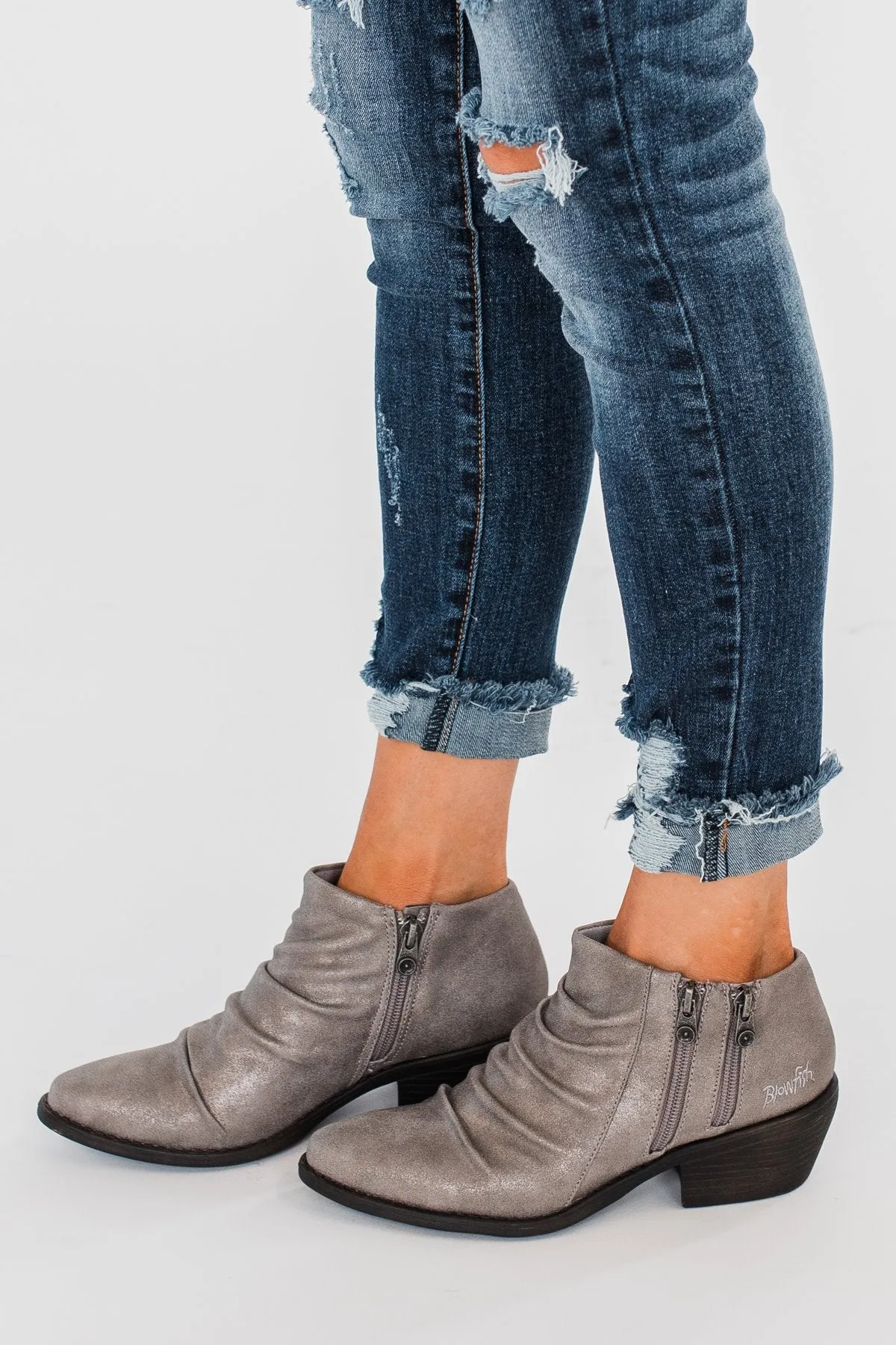 Blowfish Wander Booties- Moonlight Metallic