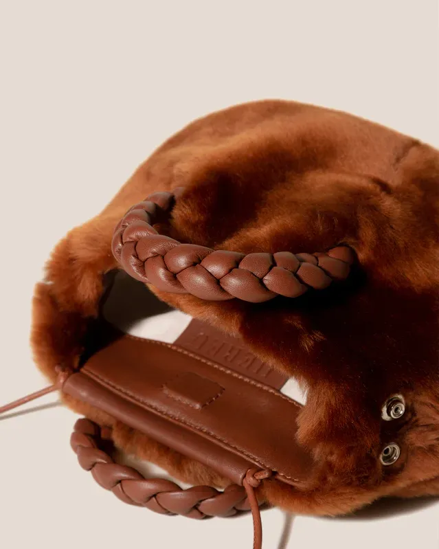 Bombon Shearling Small Crossbody Bag