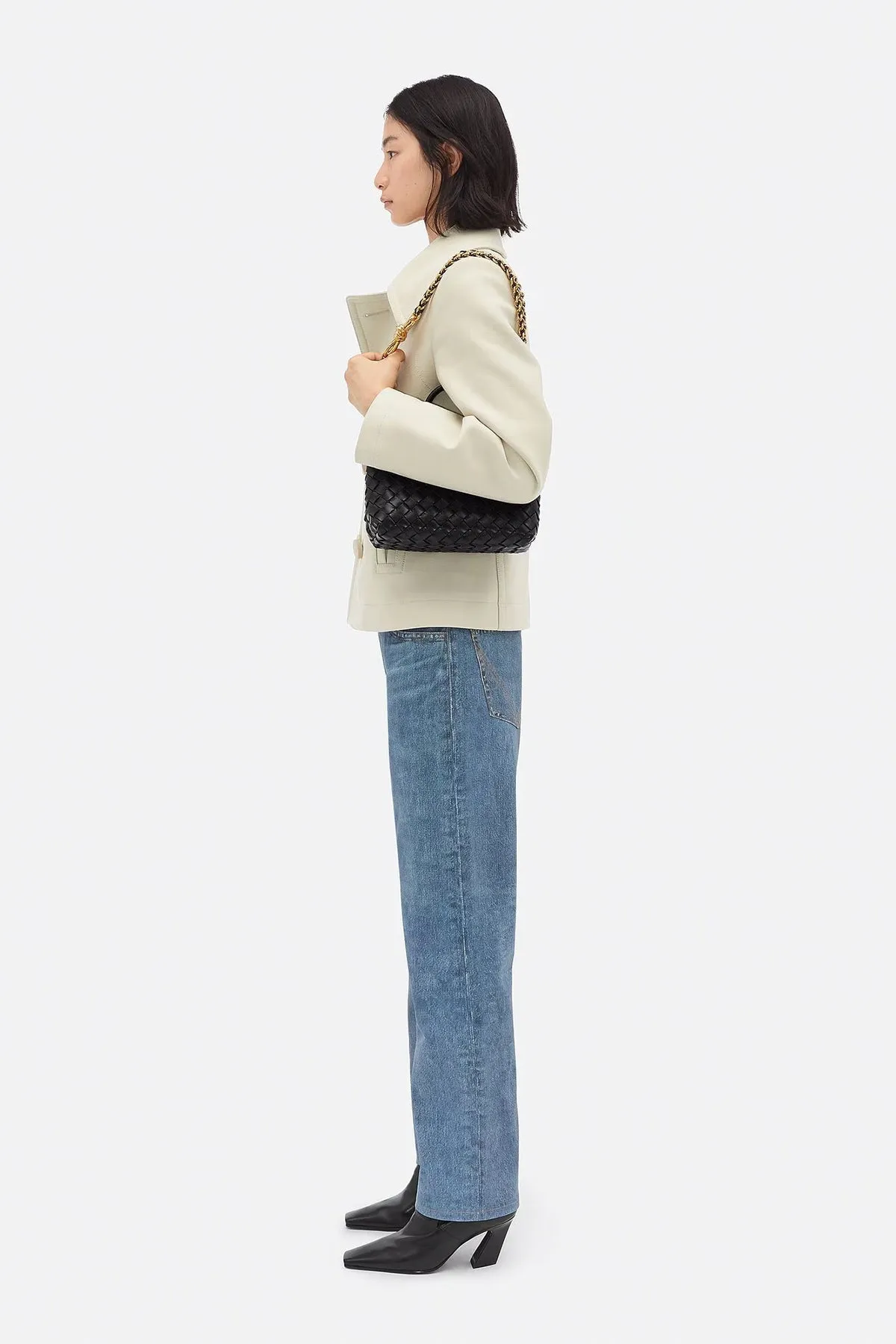 BOTTEGA VENETA | SMALL ANDIAMO BAG WITH CHAIN
