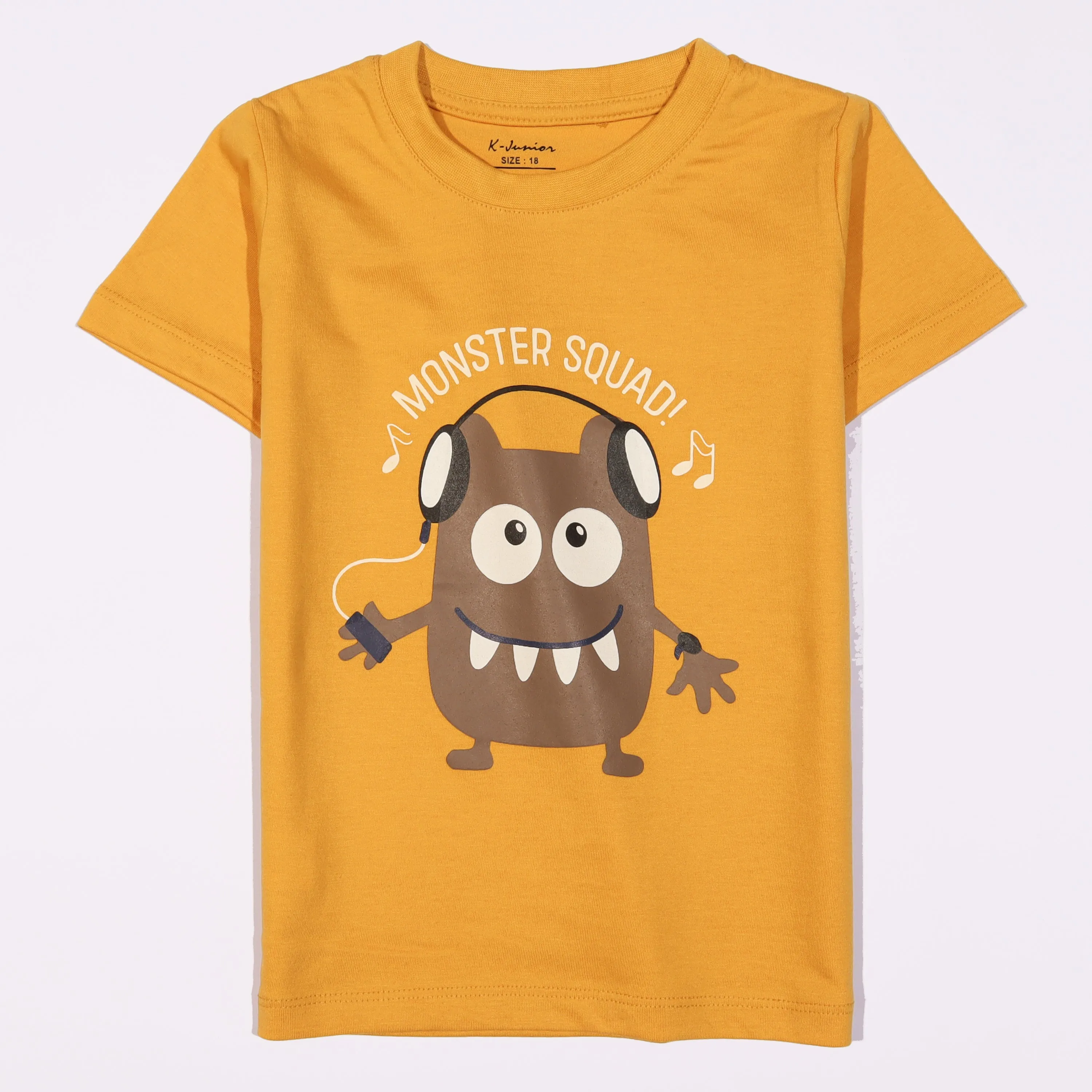 Boys Half Sleeves-Printed T-Shirt (Monster-Squad)