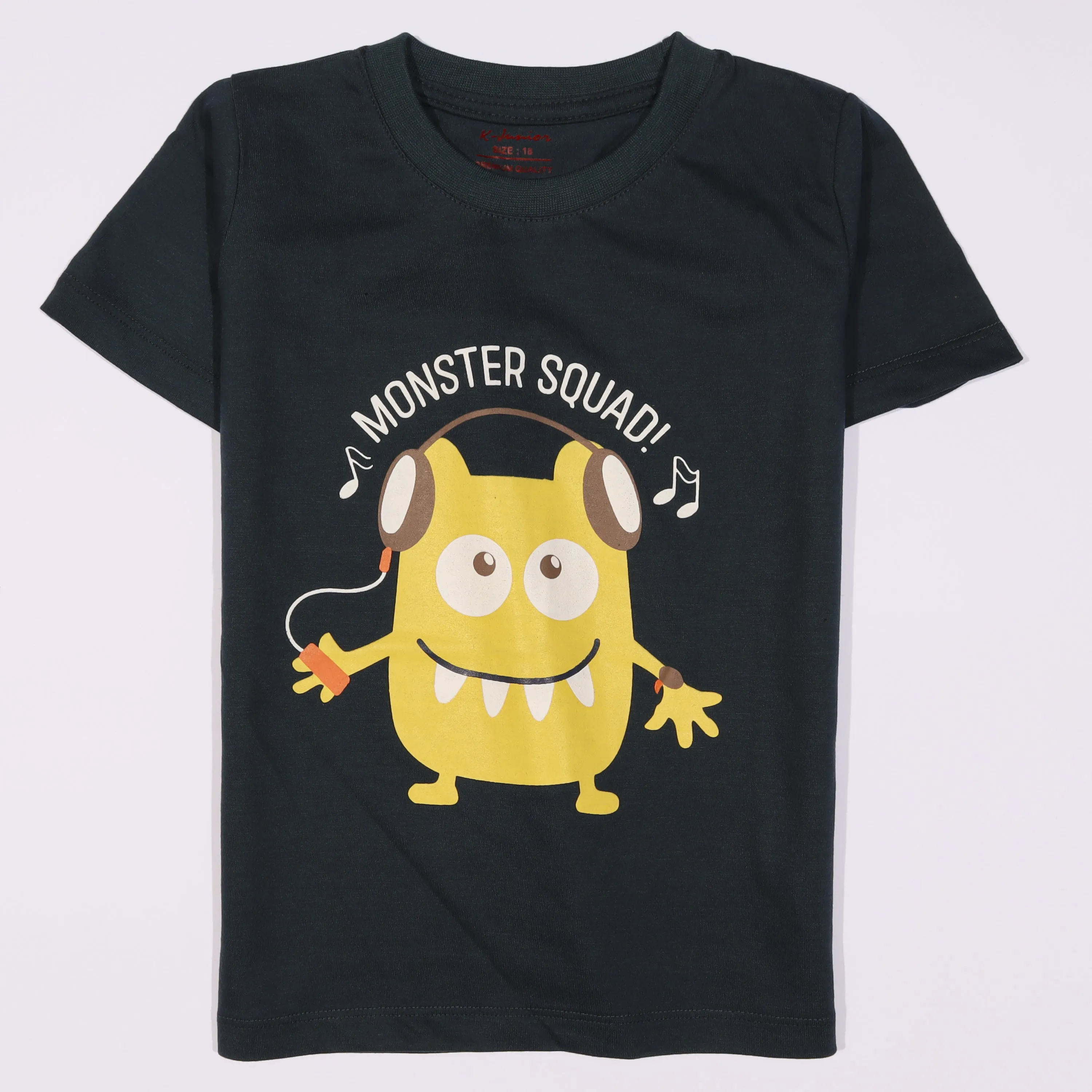 Boys Half Sleeves-Printed T-Shirt (Monster-Squad)