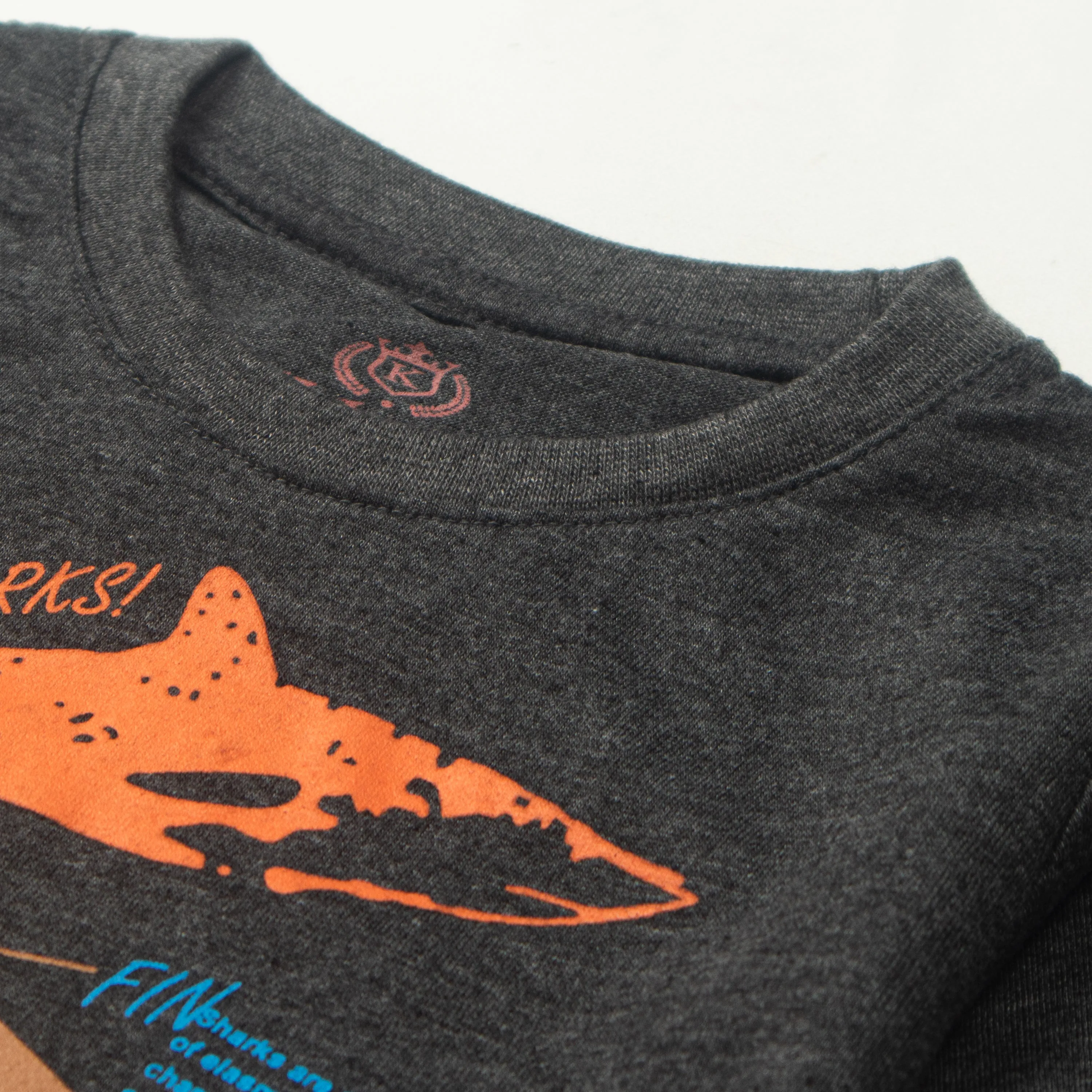 Boys Half Sleeves-Printed T-Shirt (Sharks)