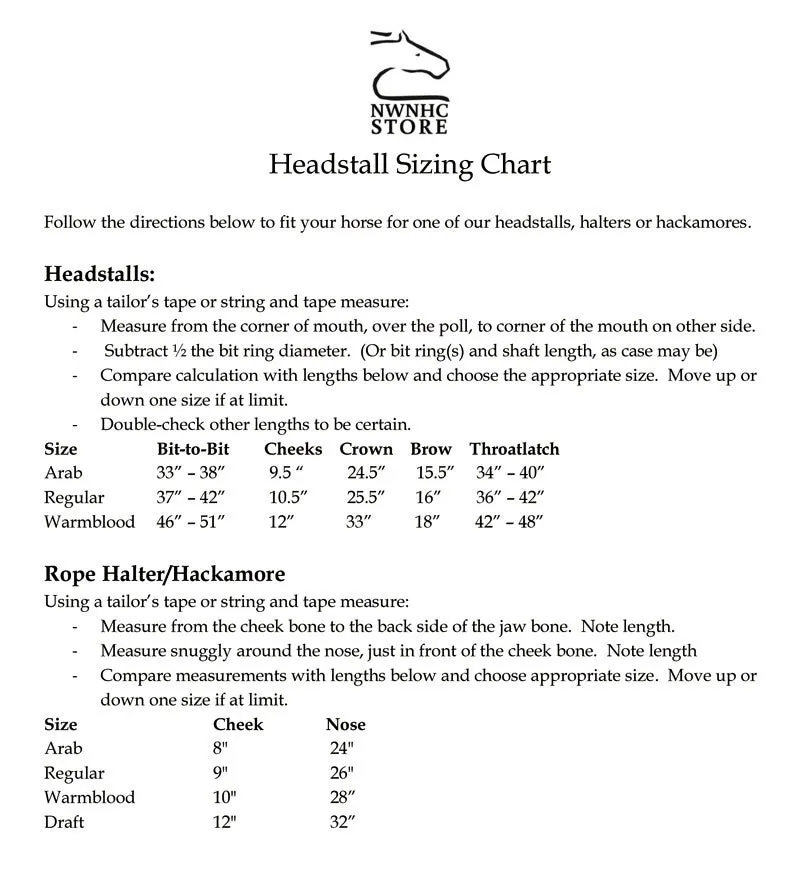 Braided Headstall