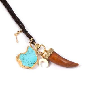 Braided Leather Necklace