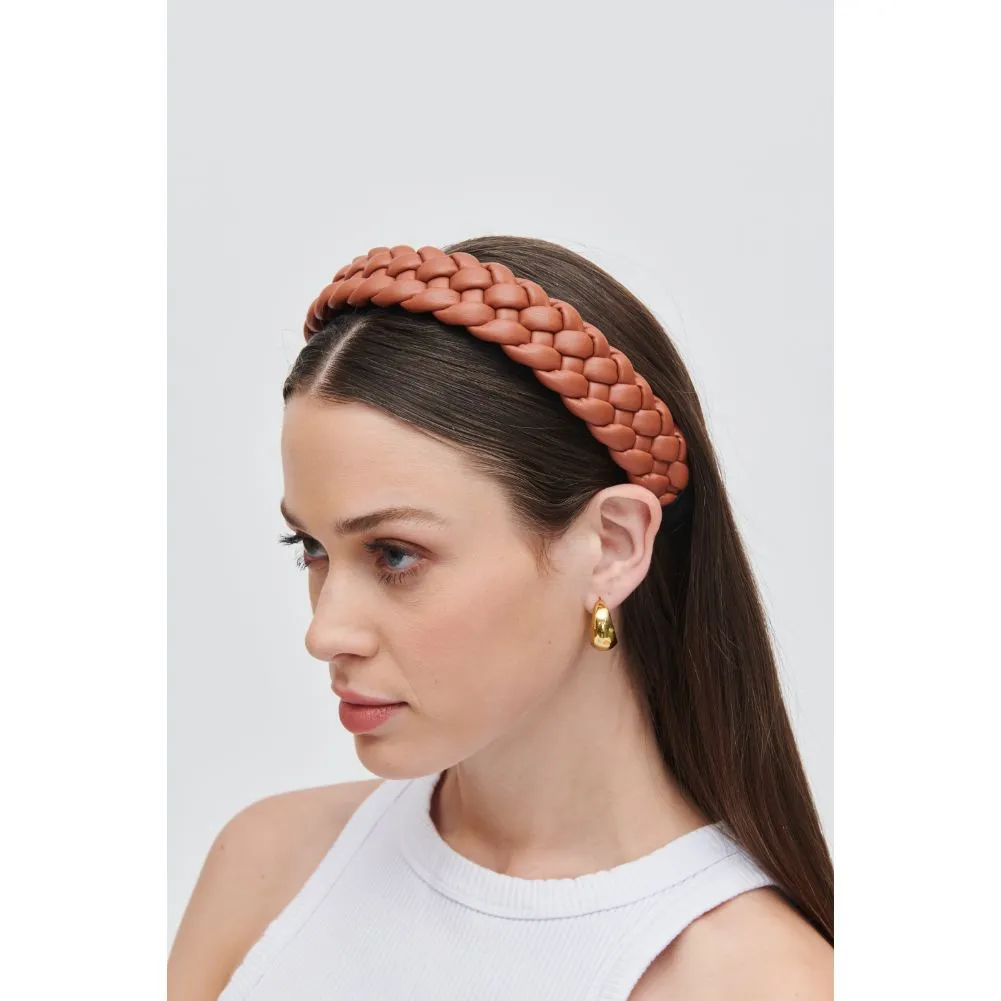 Braided Vegan Leather Headband Headband