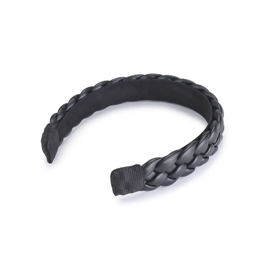 Braided Vegan Leather Headband Headband
