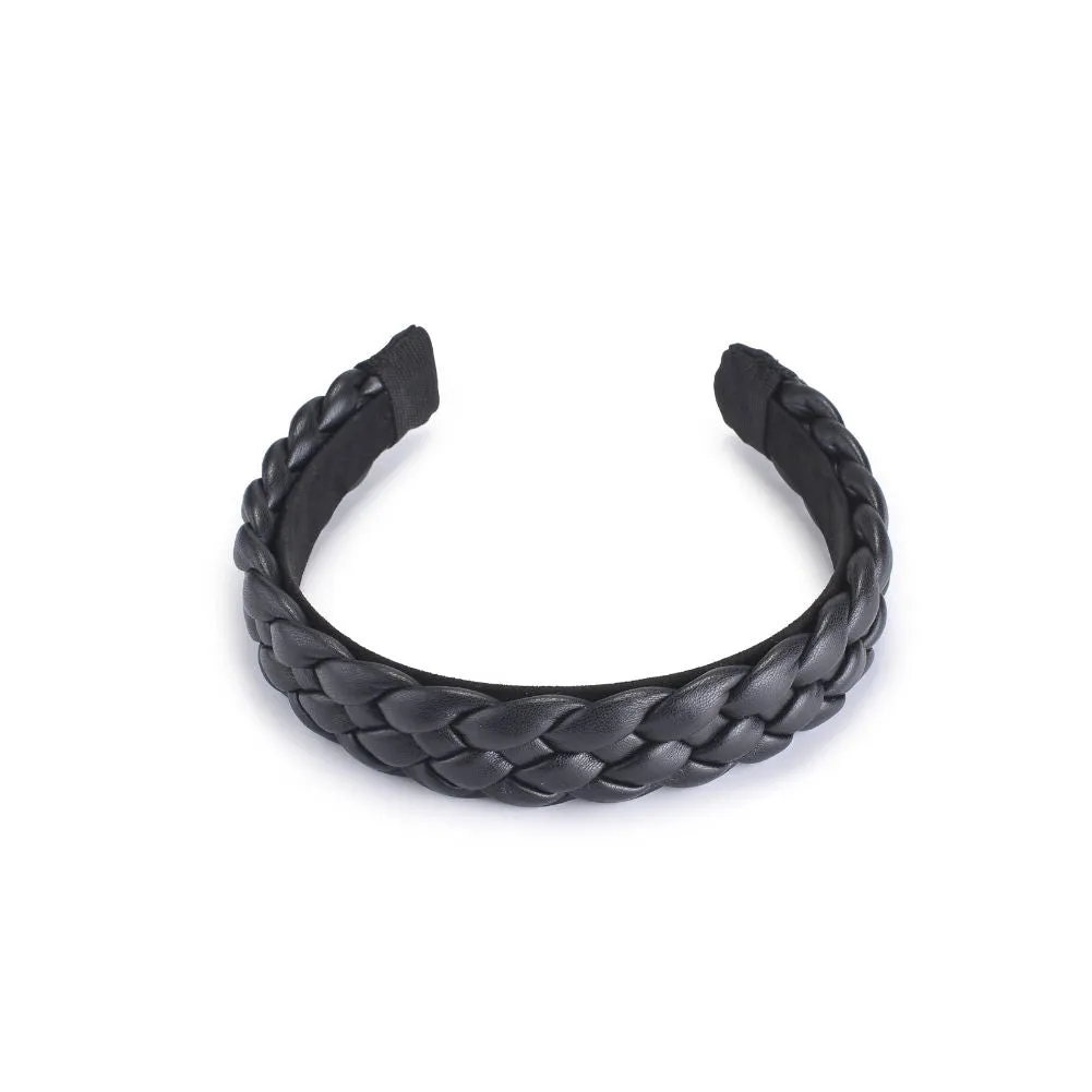 Braided Vegan Leather Headband Headband