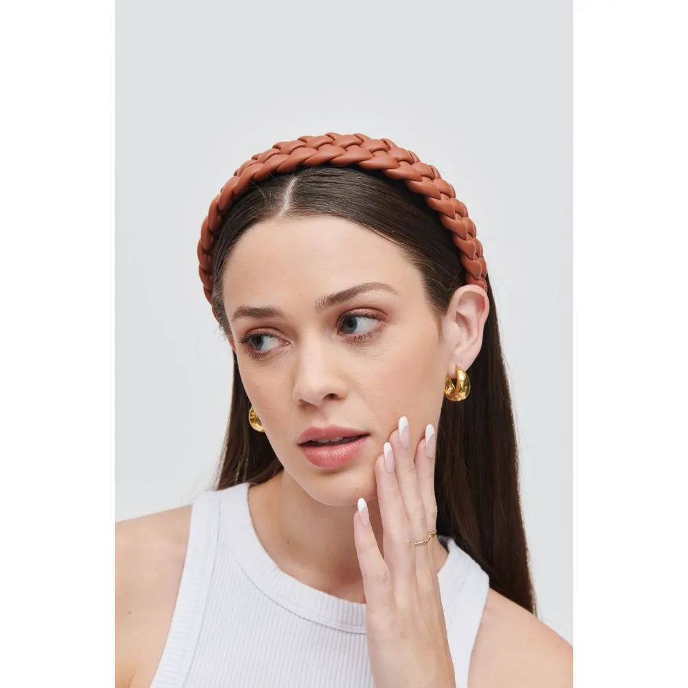 Braided Vegan Leather Headband Headband