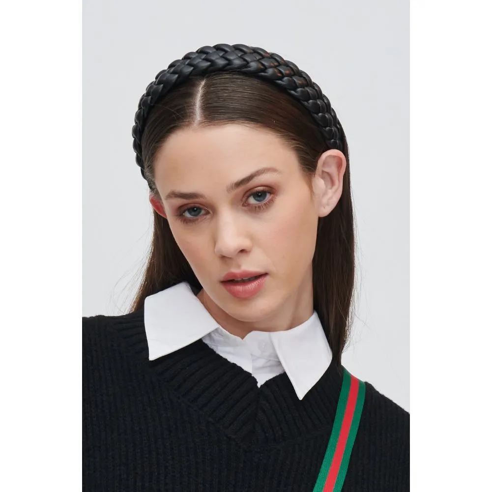 Braided Vegan Leather Headband Headband