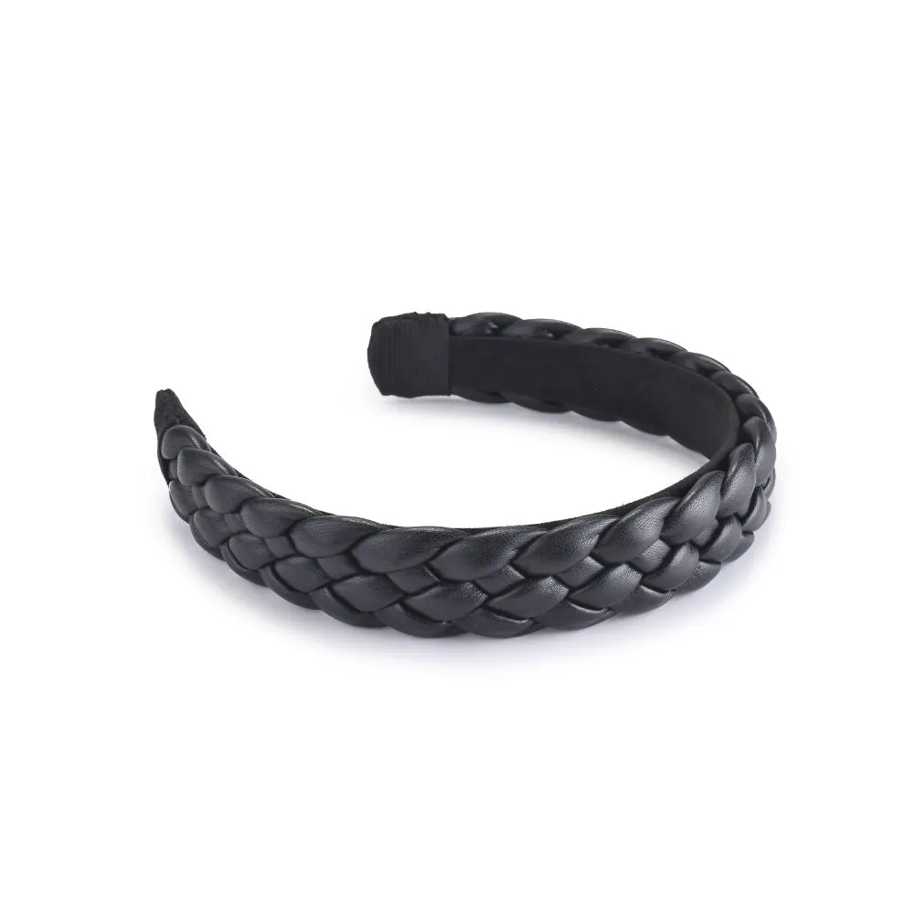 Braided Vegan Leather Headband Headband