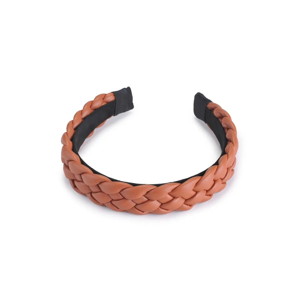 Braided Vegan Leather Headband Headband