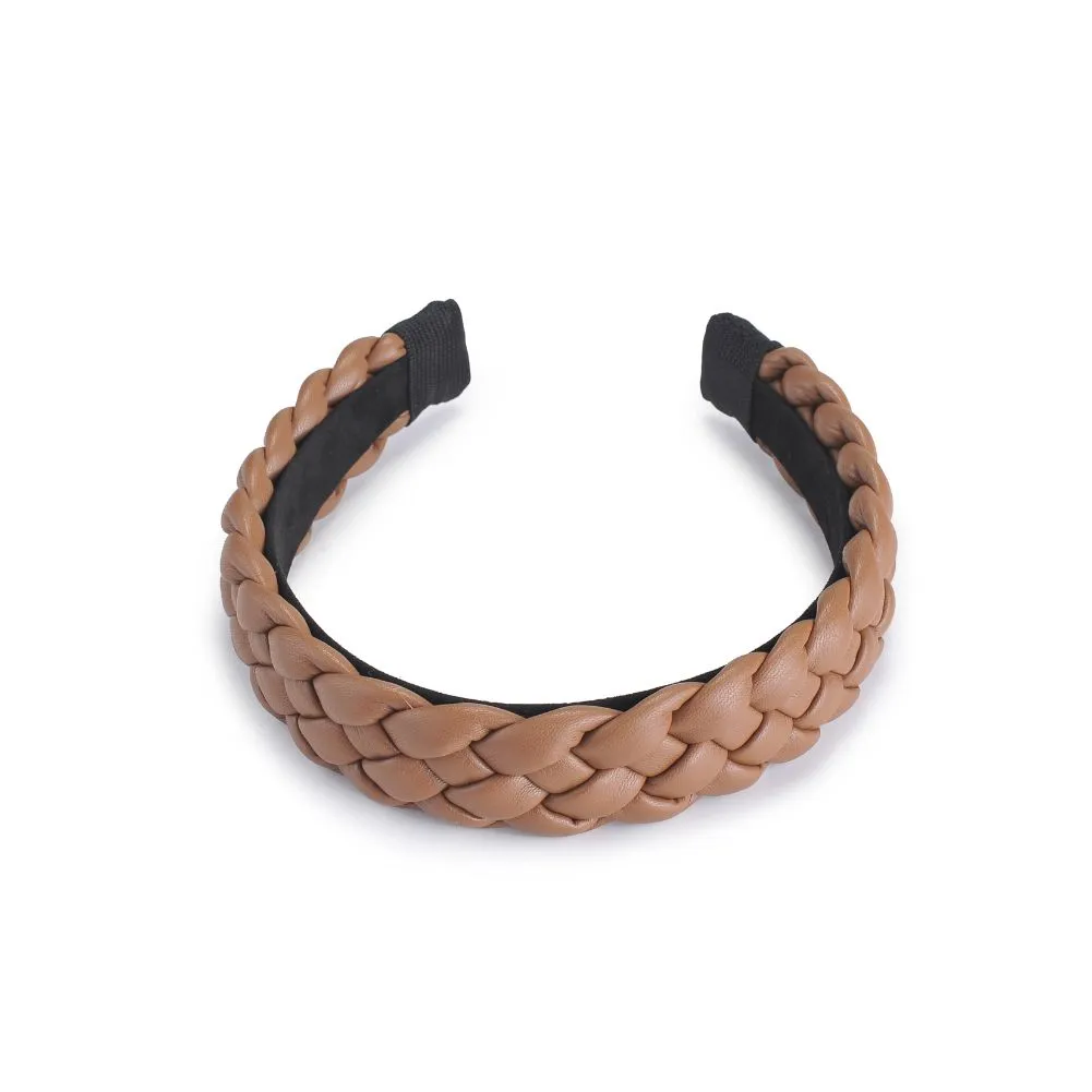 Braided Vegan Leather Headband Headband