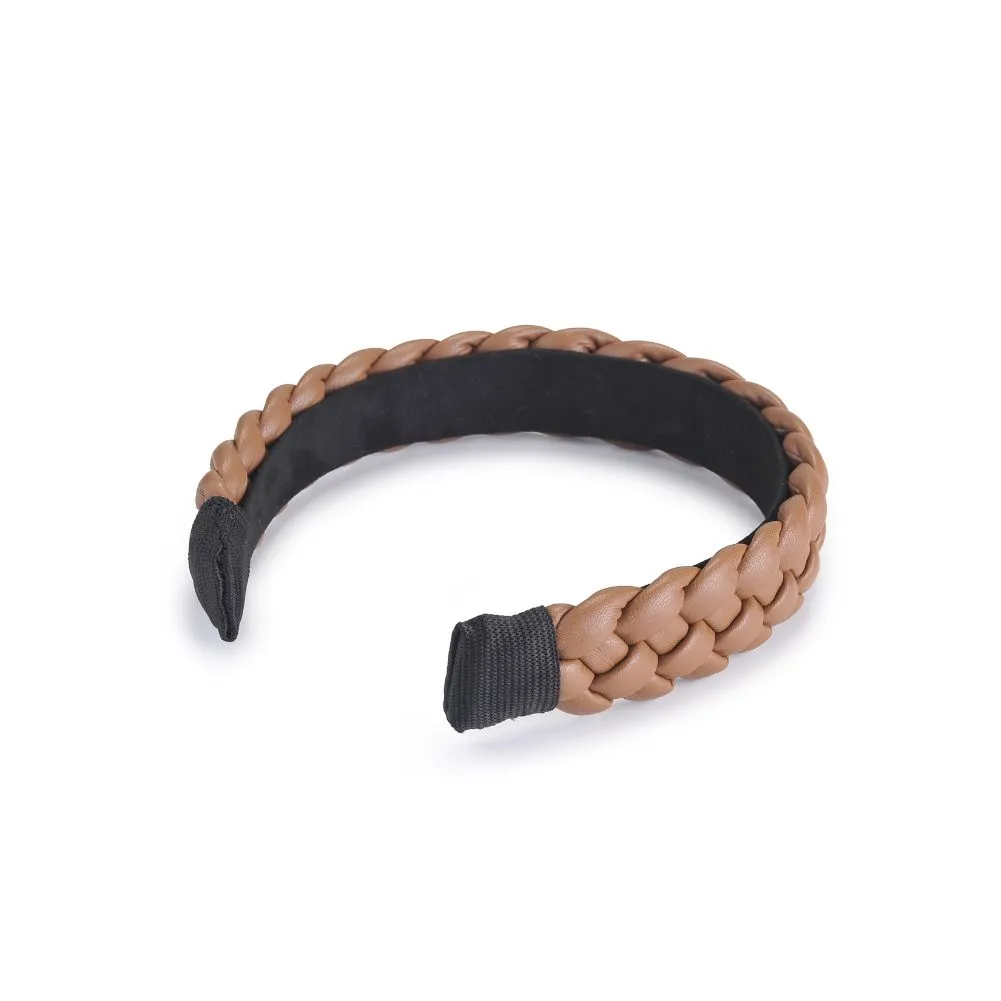 Braided Vegan Leather Headband Headband