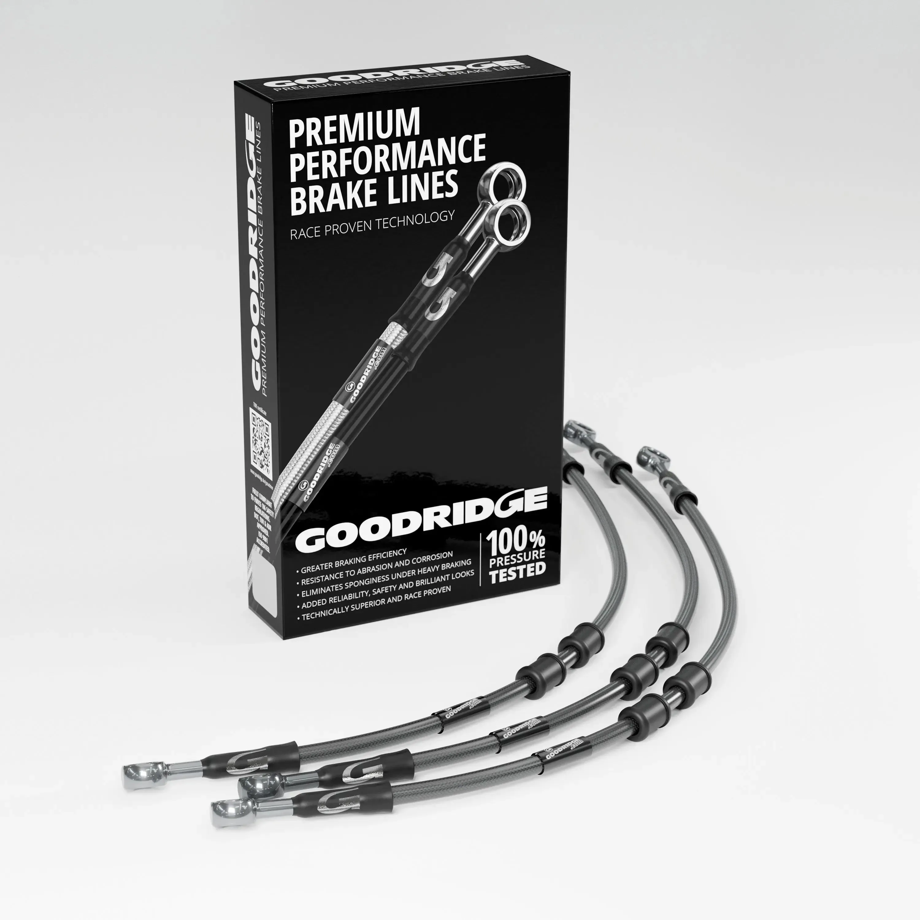 BRAKE HOSE KIT FOR BMW R100RS FLEXIBLE FRONT 81-86