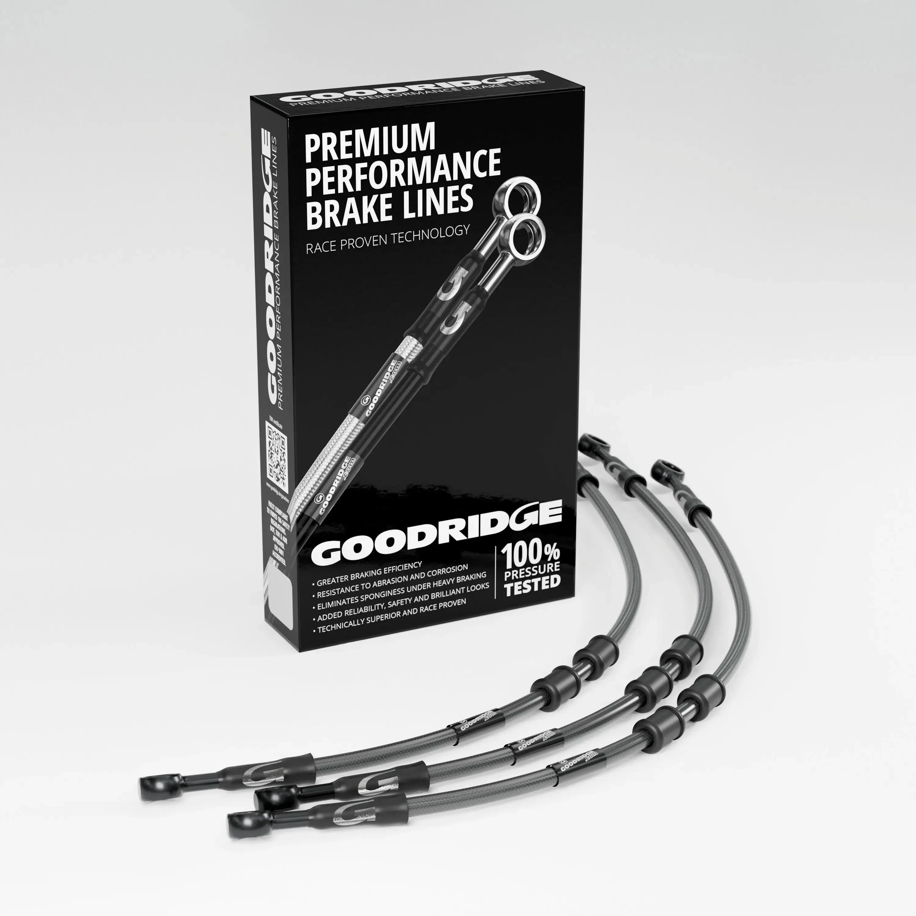 BRAKE HOSE KIT FOR BMW R100RS FLEXIBLE FRONT 81-86