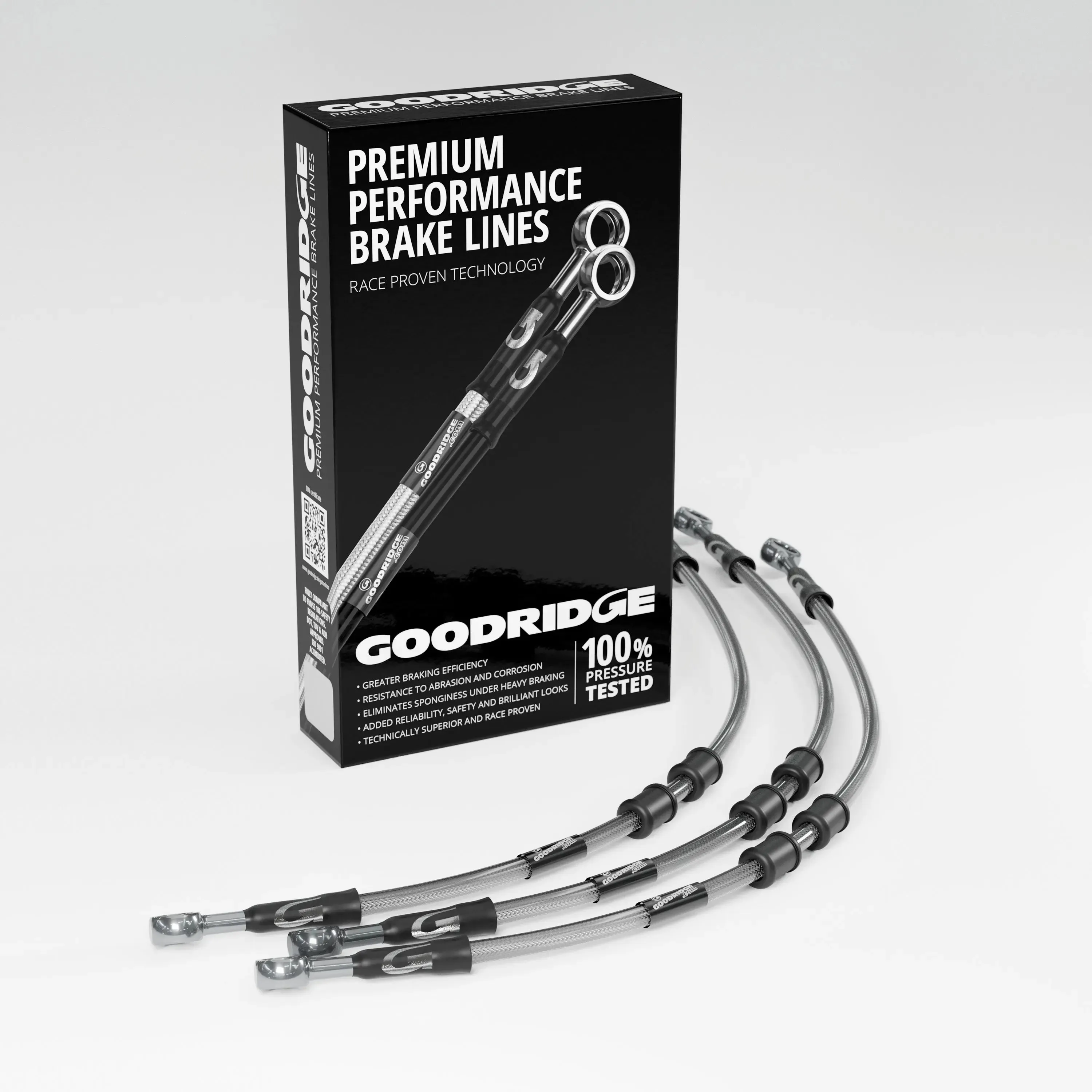 BRAKE HOSE KIT FOR BMW R100RS FLEXIBLE FRONT 81-86