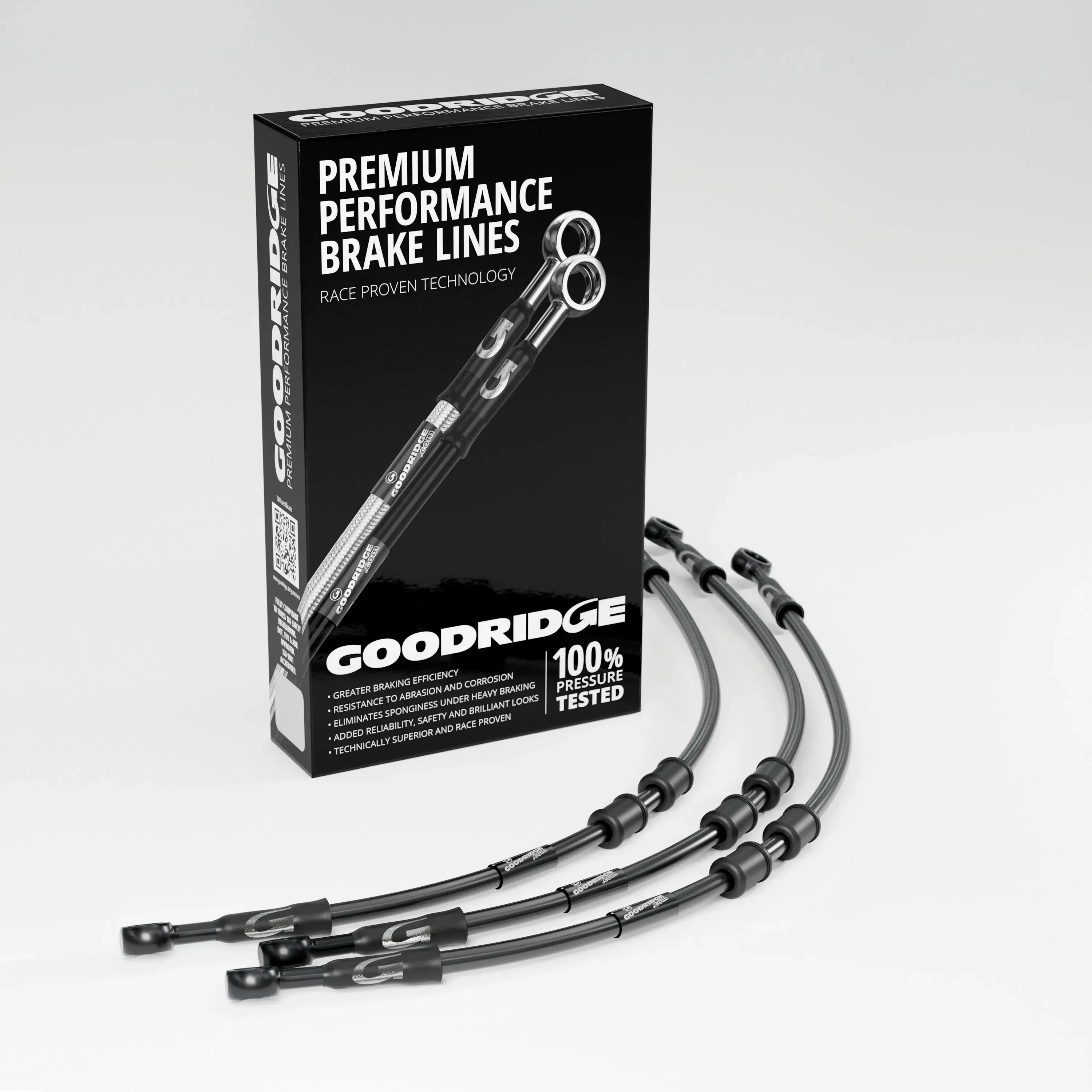BRAKE HOSE KIT FOR BMW R100RS FLEXIBLE FRONT 81-86
