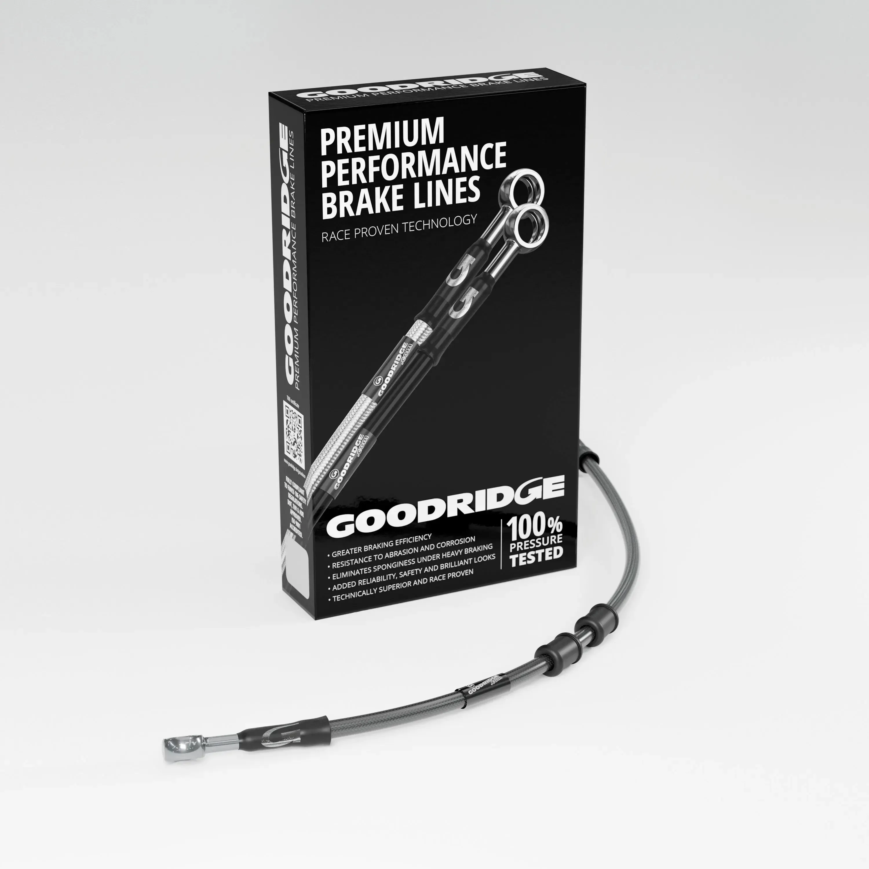 BRAKE HOSE KIT FOR BMW R100RS FLEXIBLE FRONT 81-86