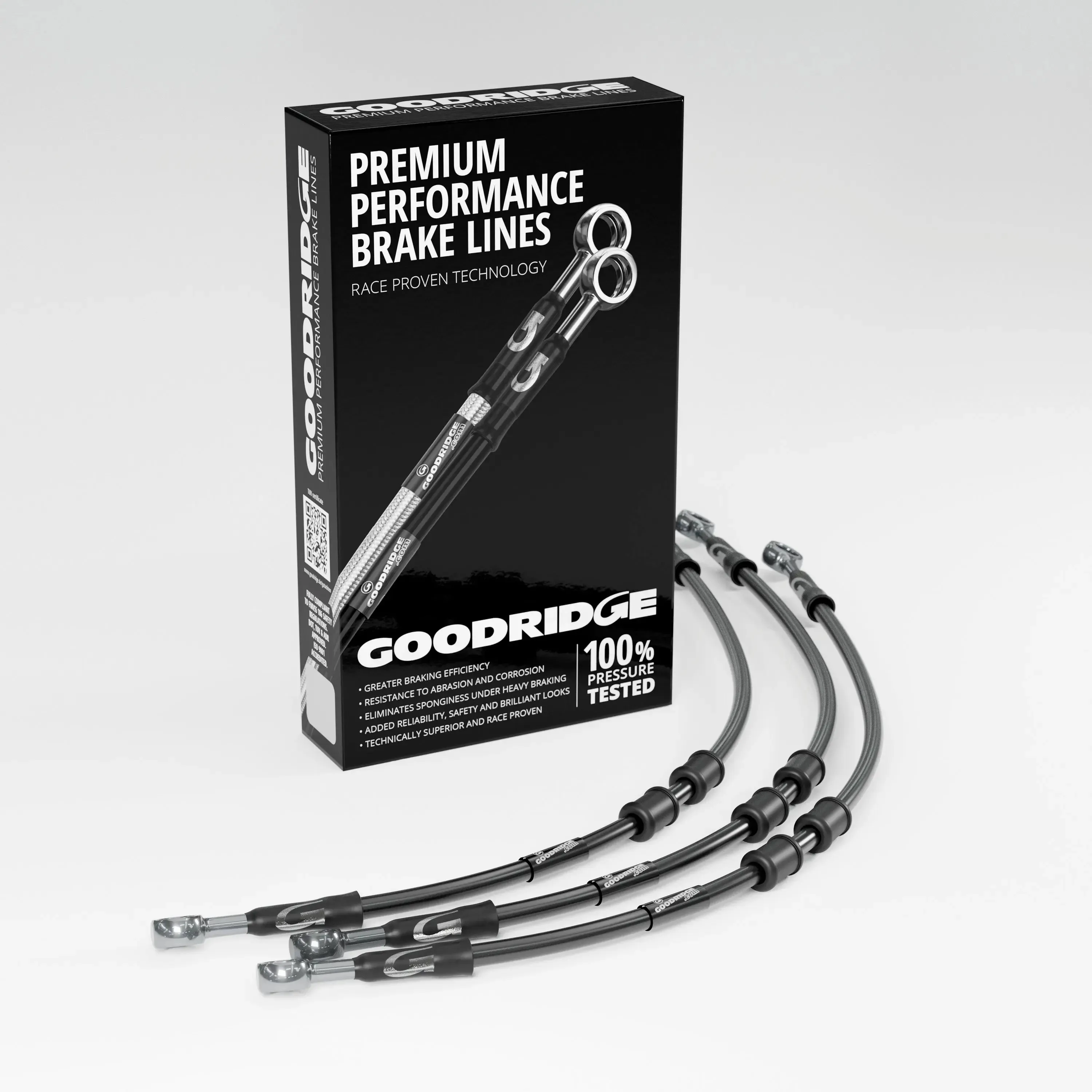 BRAKE HOSE KIT FOR BMW R100RS FLEXIBLE FRONT 81-86