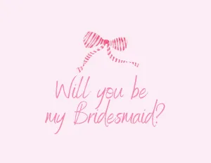Bridesmaid Digital Gift Card