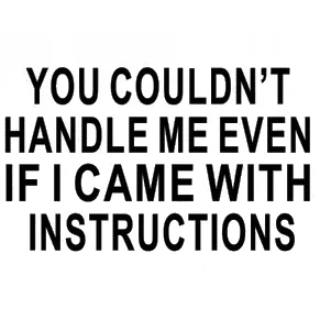 Cannot Handle Me Graphic Tee