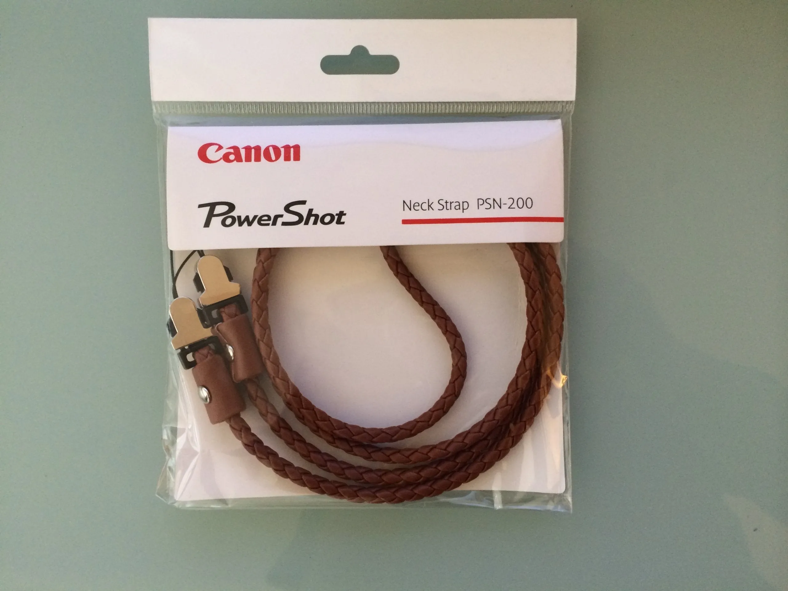 Canon PSN-200 PowerShot Braided Leather Neck Strap