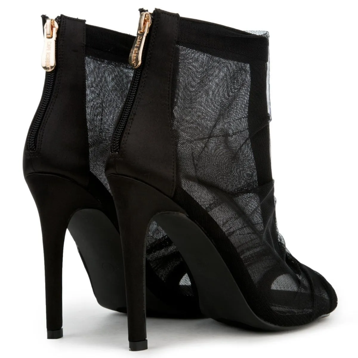 Cape Robbin Alza-61 Black Heeled Booties Black