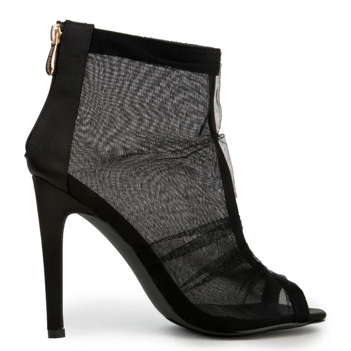 Cape Robbin Alza-61 Black Heeled Booties Black